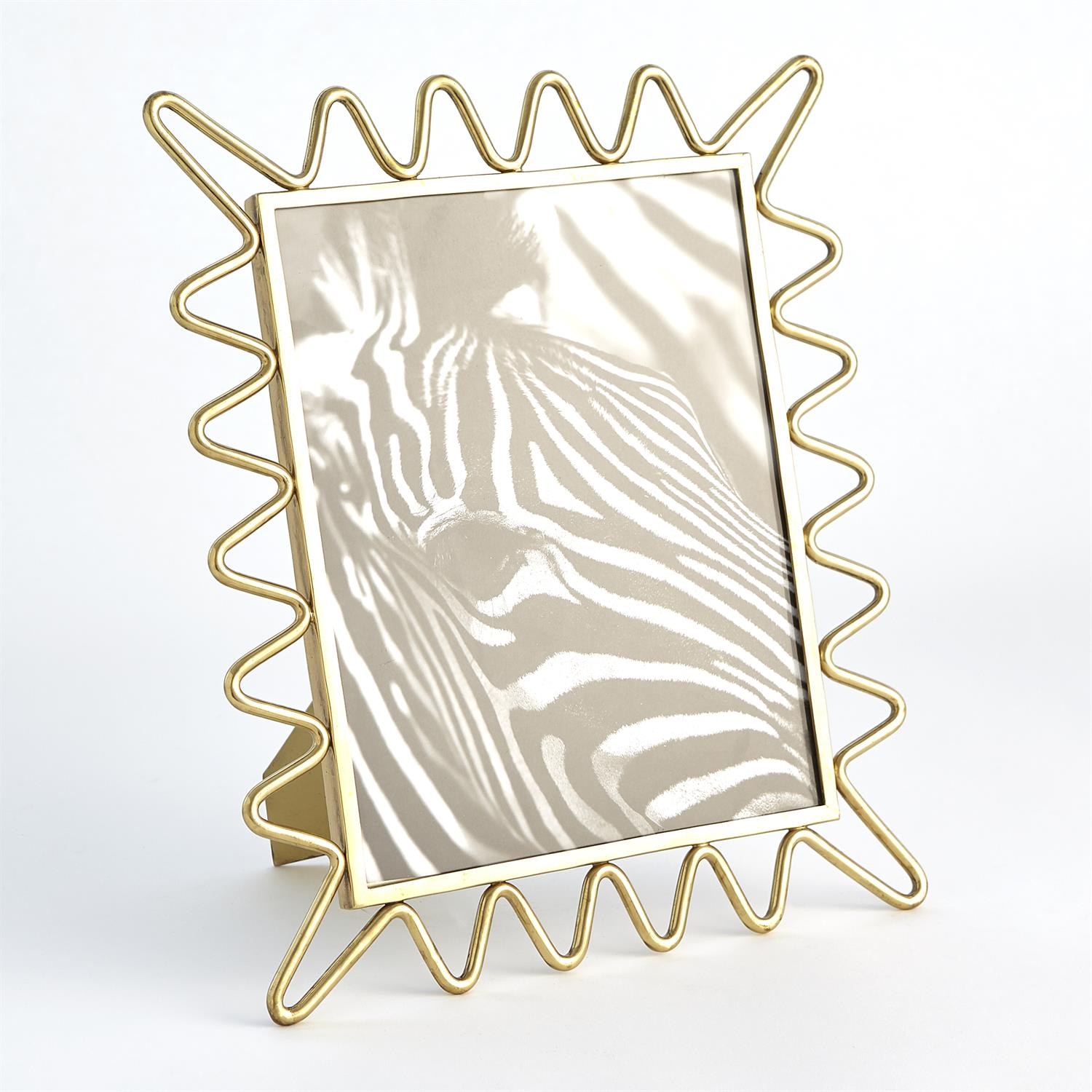  Ric Rac Picture Frame-Gold-Lg - Holds 8x10 Photo 