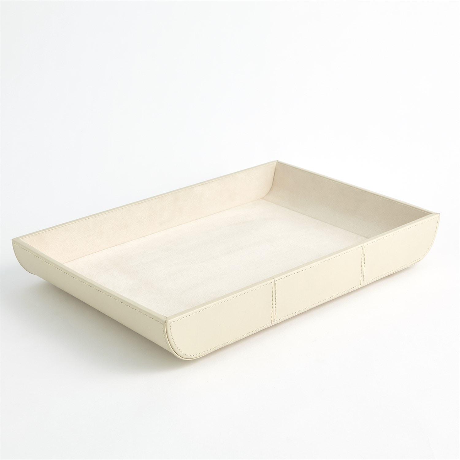  Curved Corner Tray-Ivory 