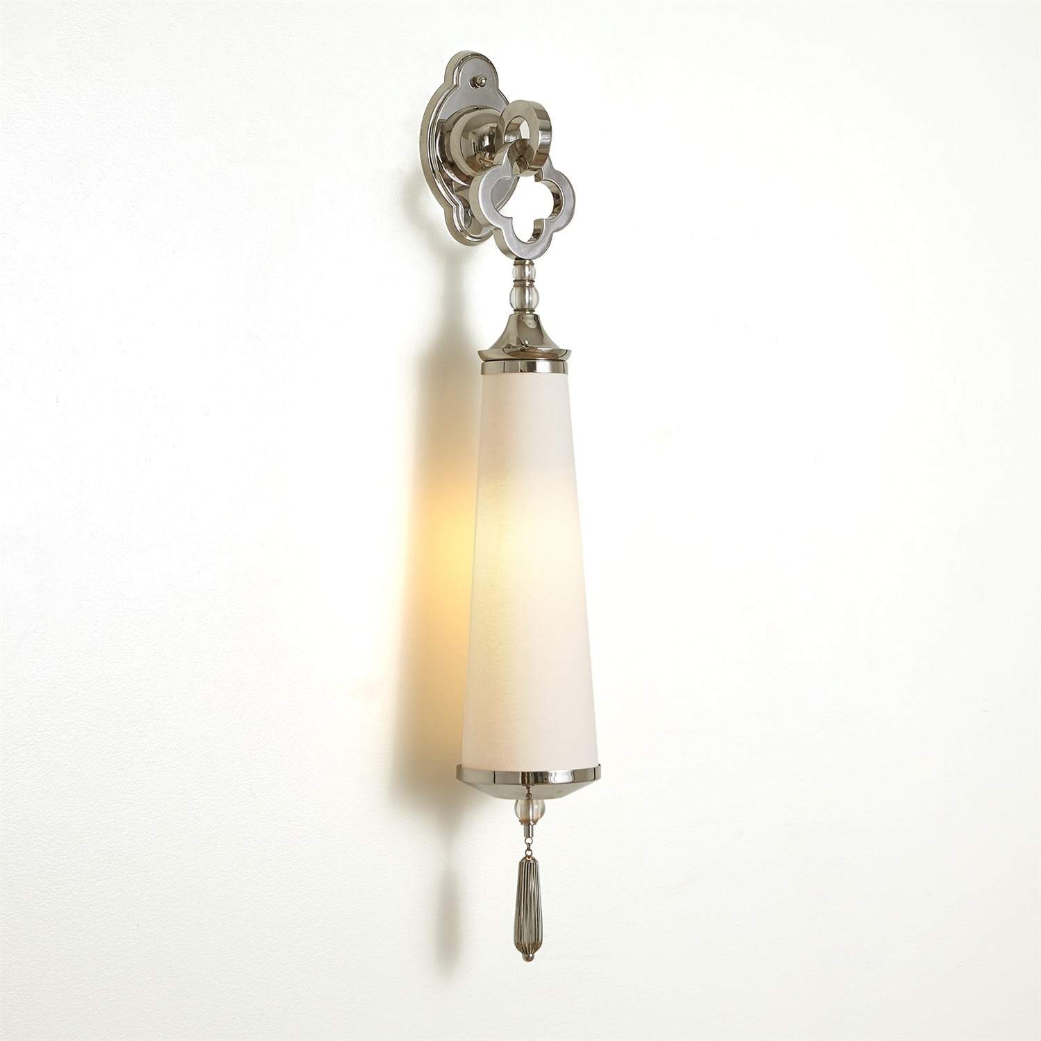 Global Views Quatrefoil Sconce-Nickel-HW RT9.90005-HW