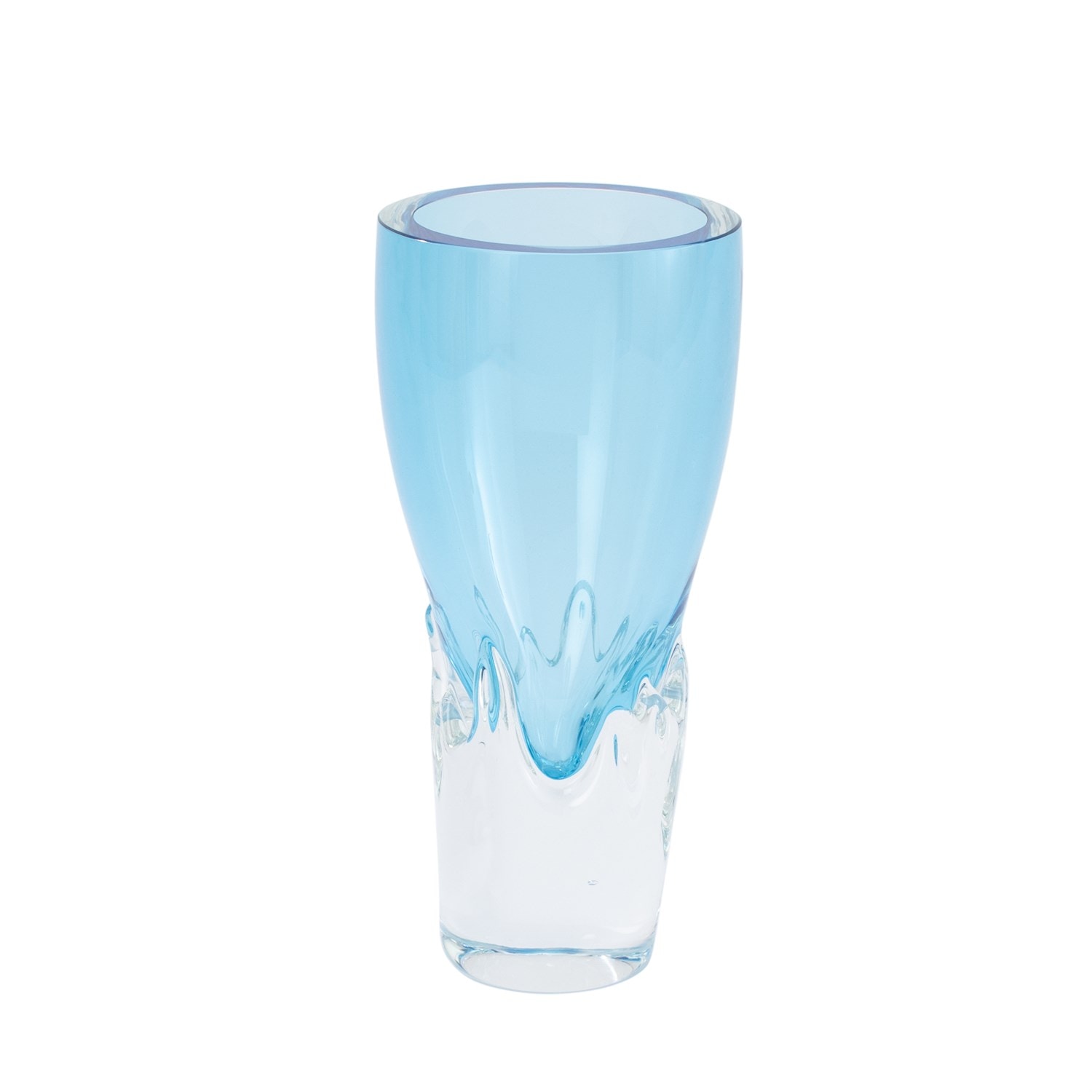 Global Views Emergence Vase- Light Blue WDS6059-GV