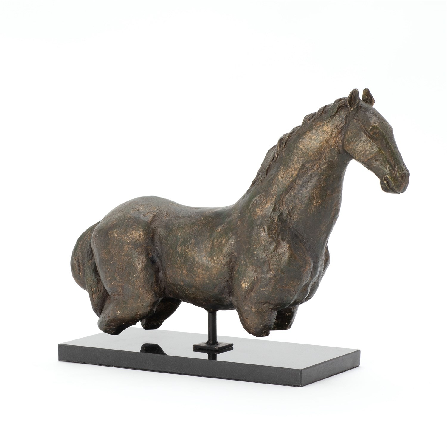 Global Views Horse Sculpture-Iron/Granite WDS8154-GV