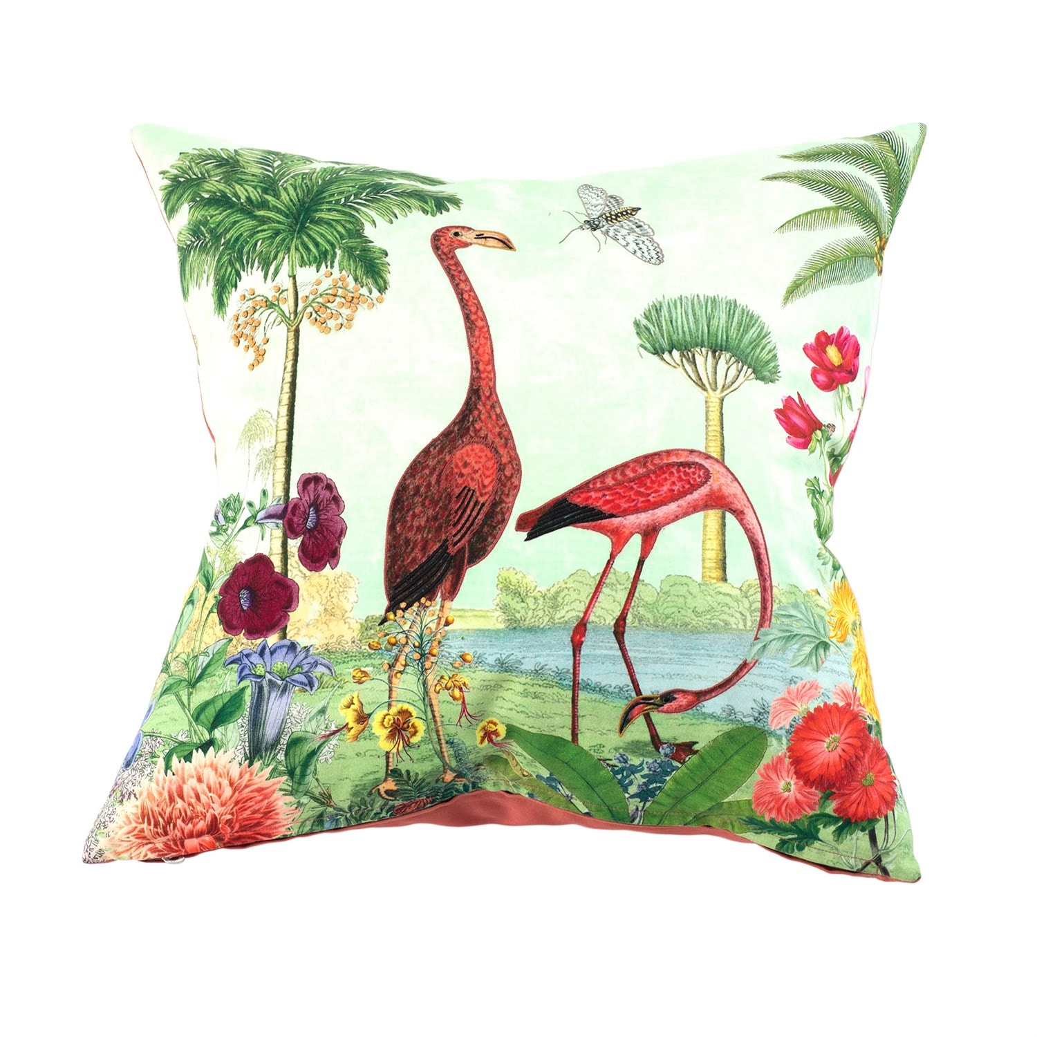 Flamingo cheap decorative pillow