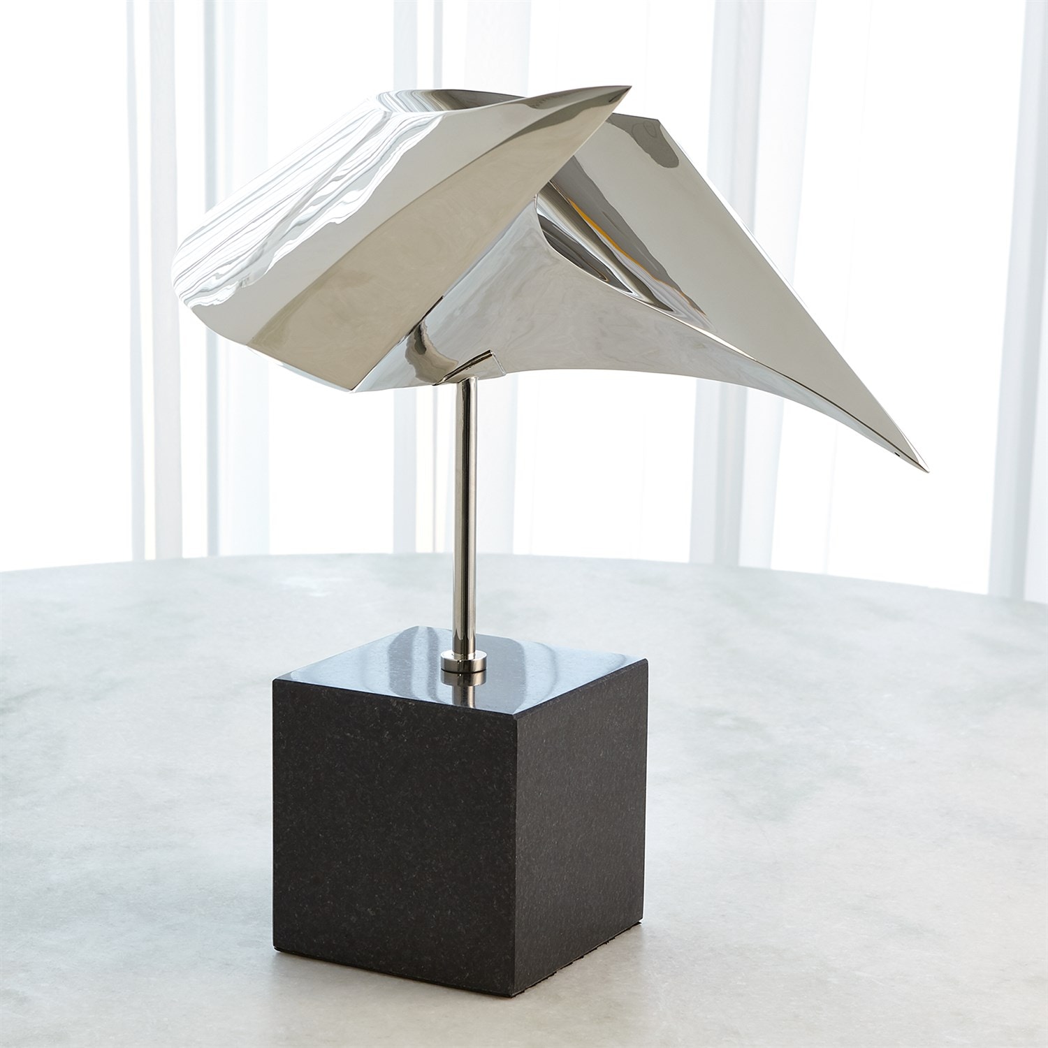  Wave Sculpture-Nickel 