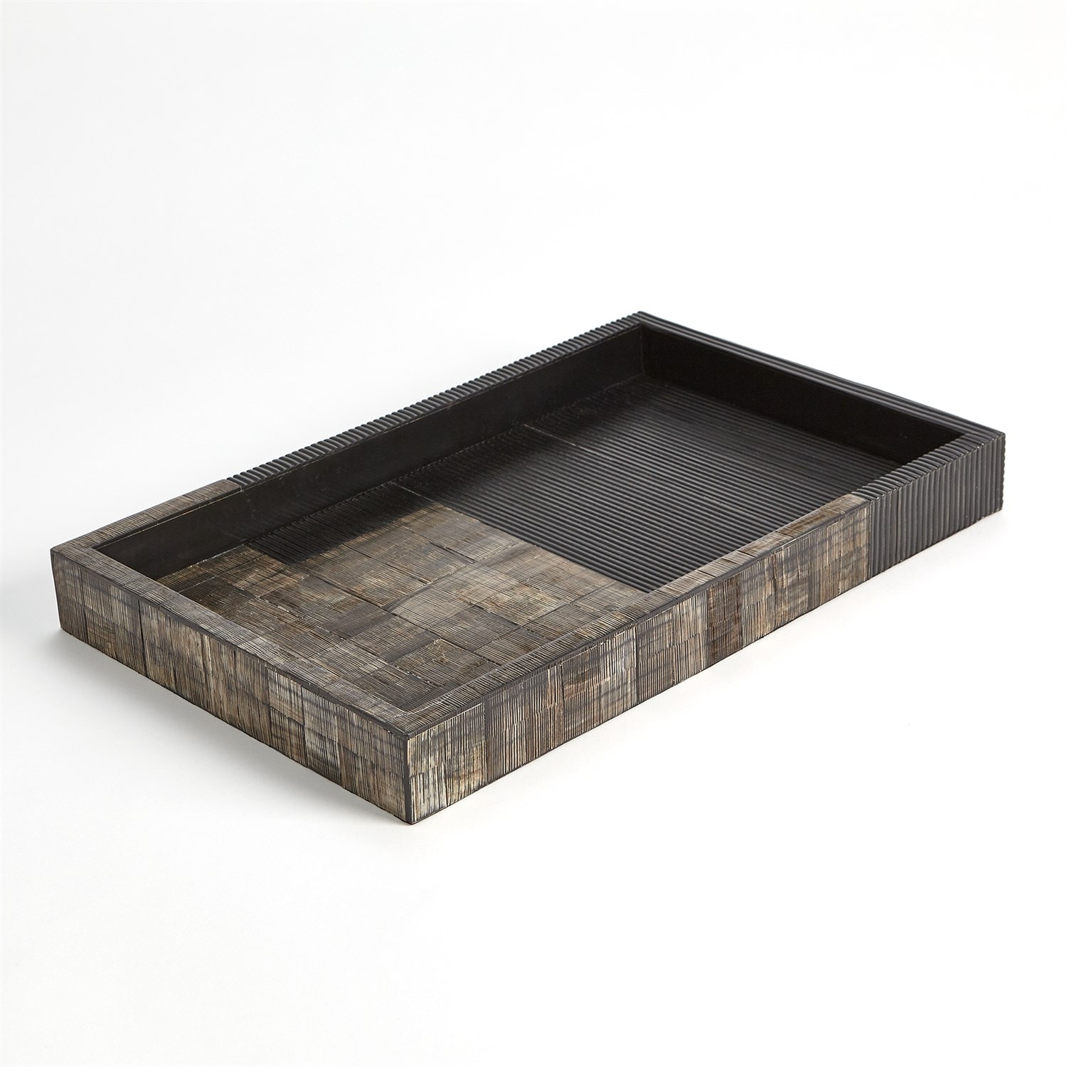  Gilles Ribbed Horn/Resin Tray 