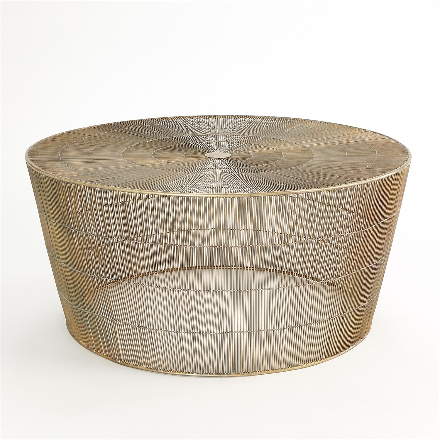  Radiance Coffee Table-Antique Brass 7.91424