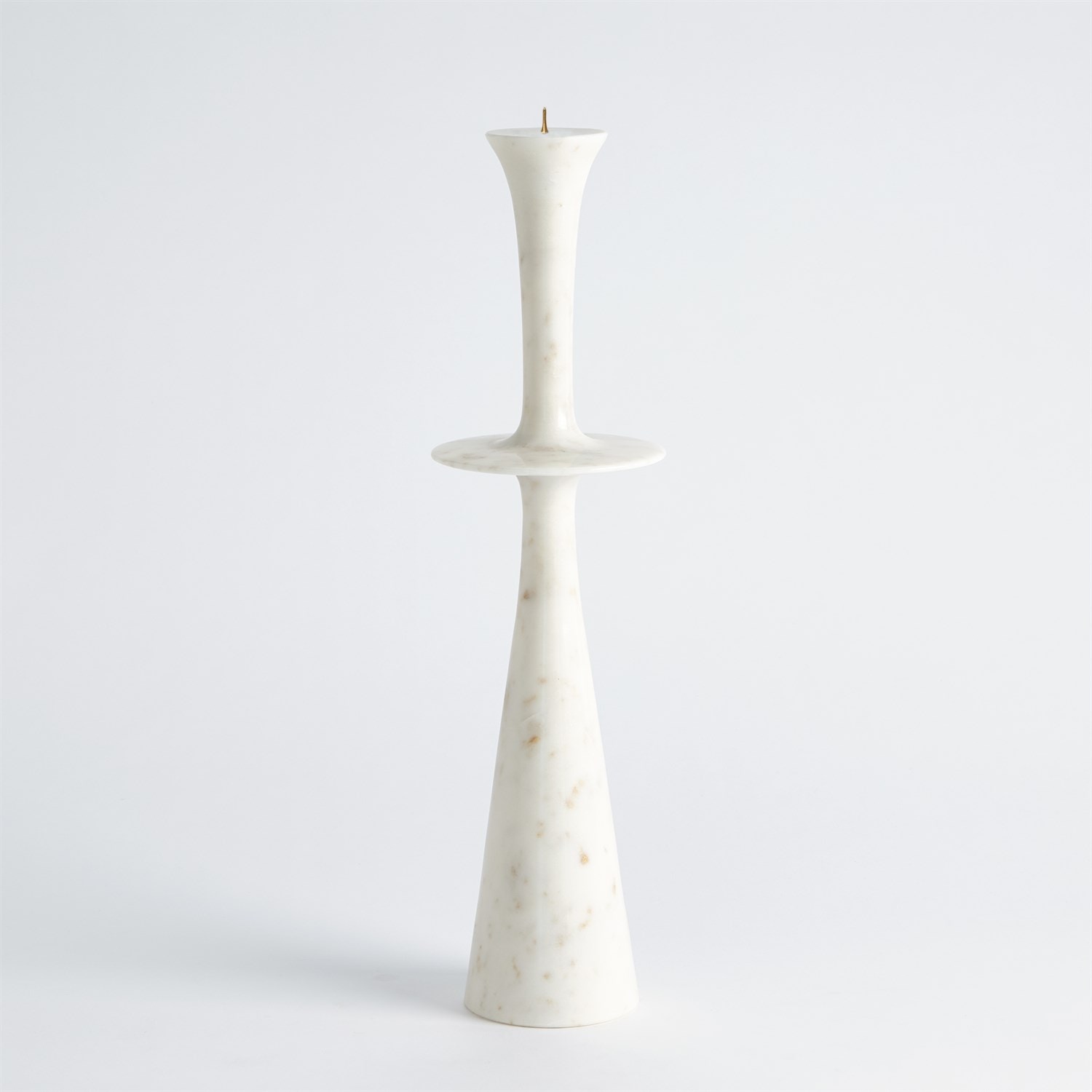  Center Flair Candle Stand-White 