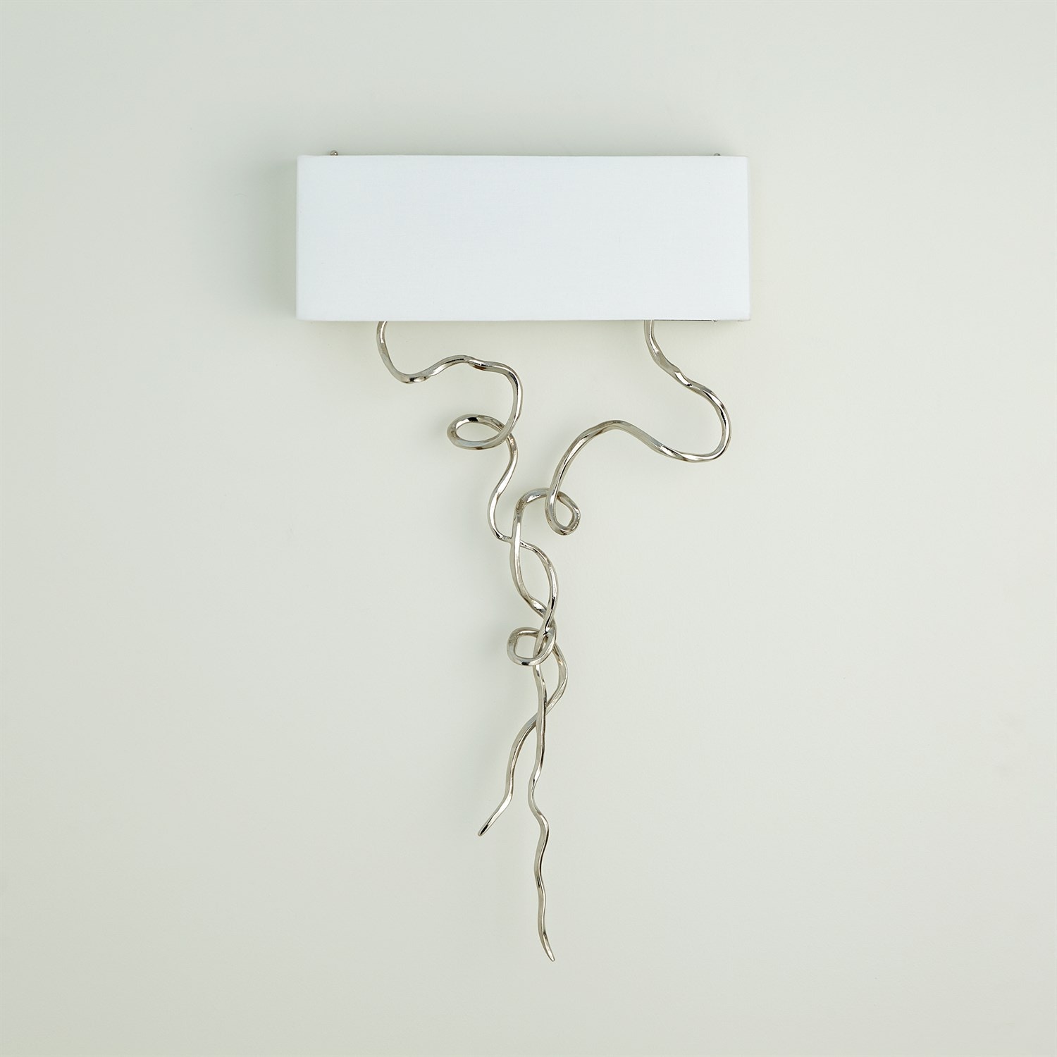 Global Views Morning Glory Wall Sconce-Nickel-HW WDS9274-HW-GV
