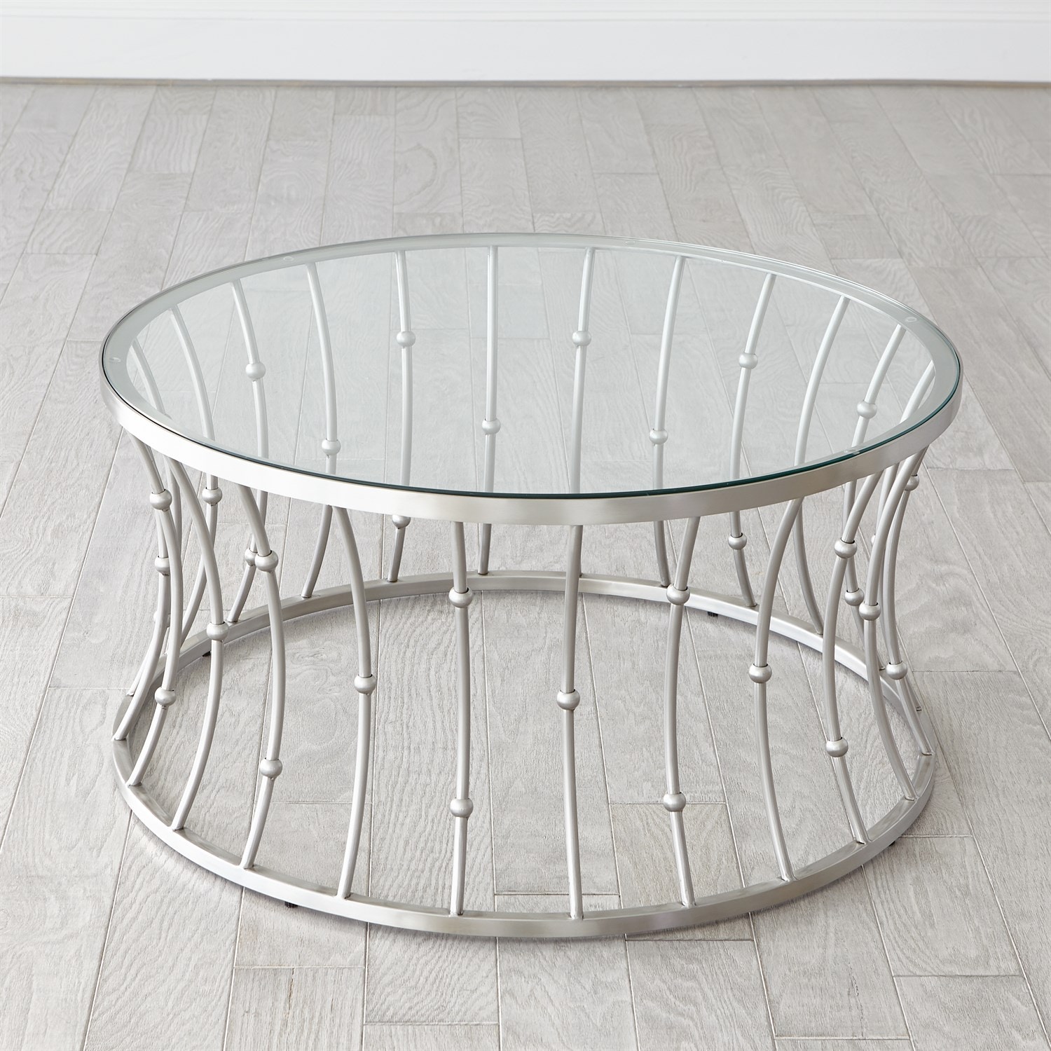 esme round coffee table