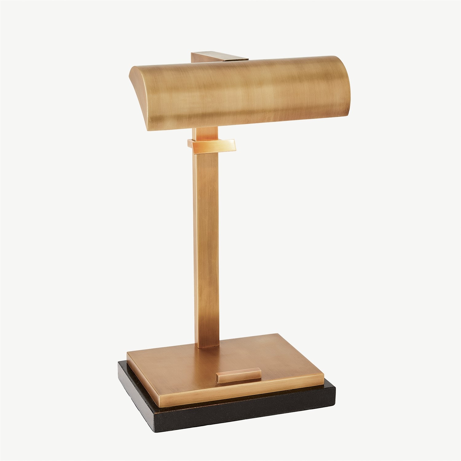 Global Views Tabletop Easel Lamp-Matte Brass ASH9.90086