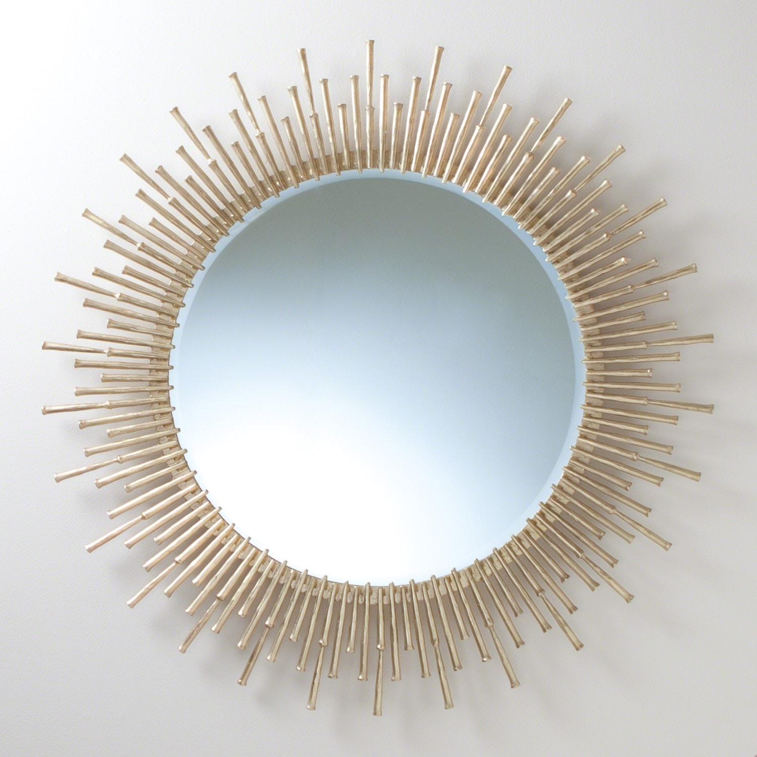 Global Views Spike Mirror-Antique Brass 7.90227