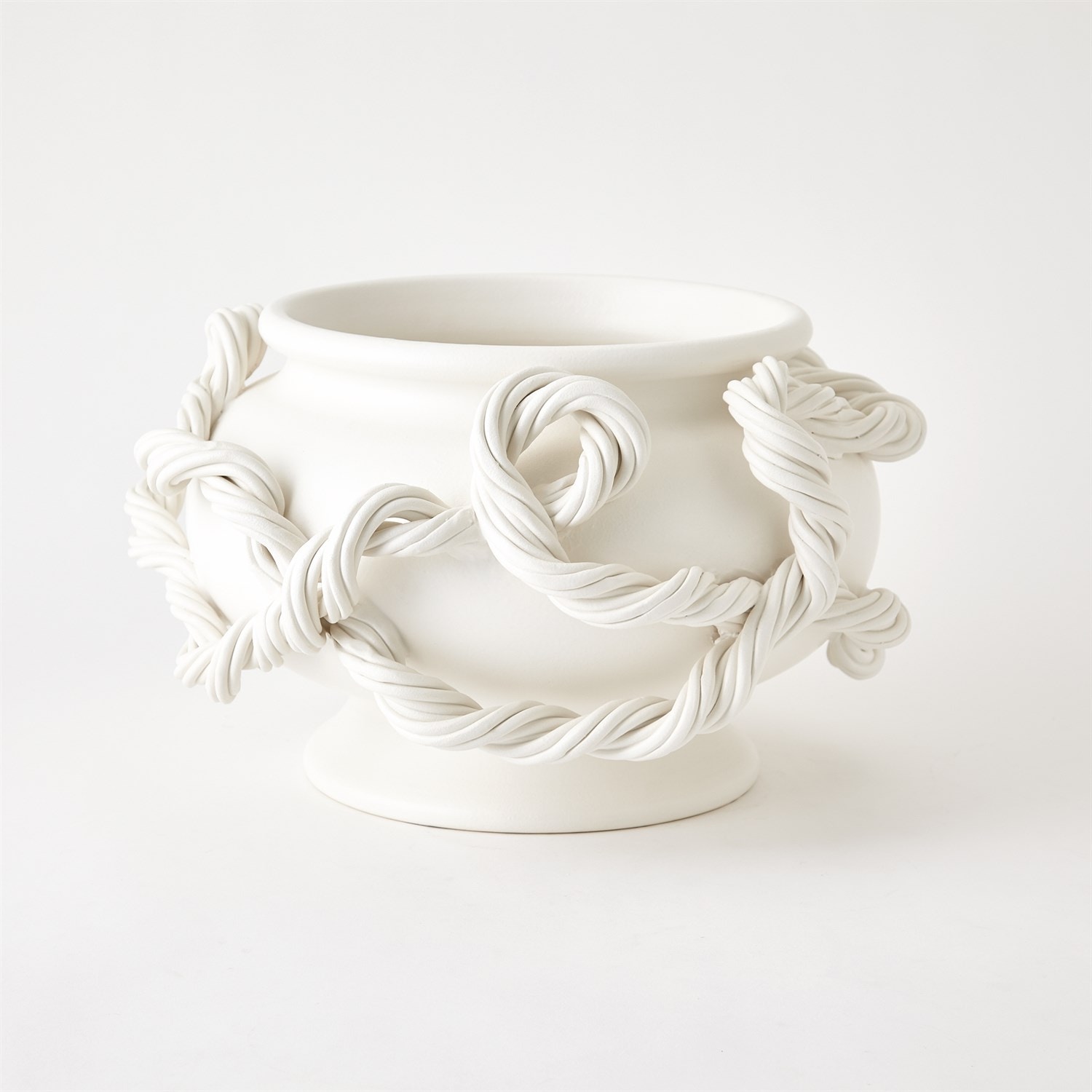  Twisted Vine Bowl-White 