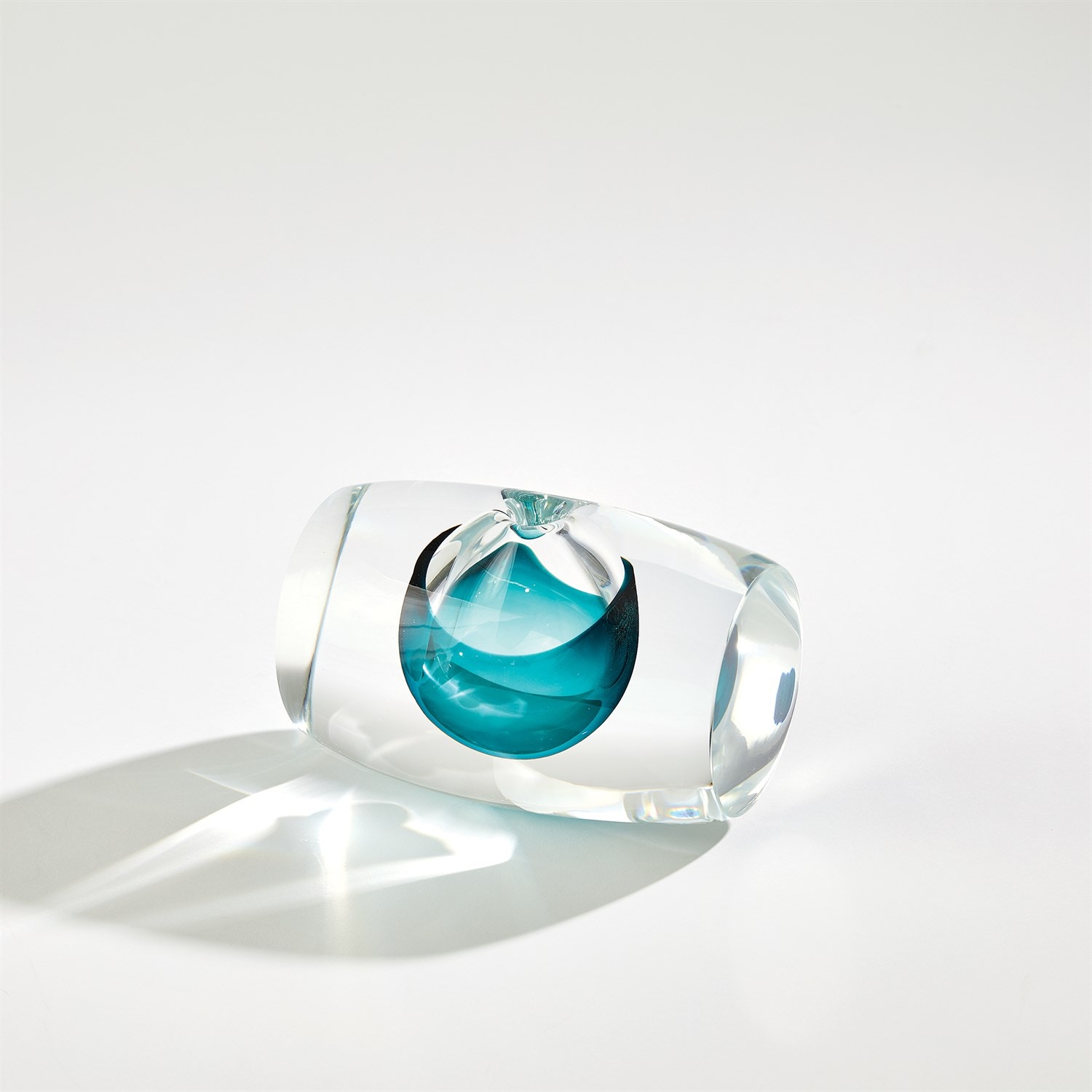  Barrel Vase-Azure 