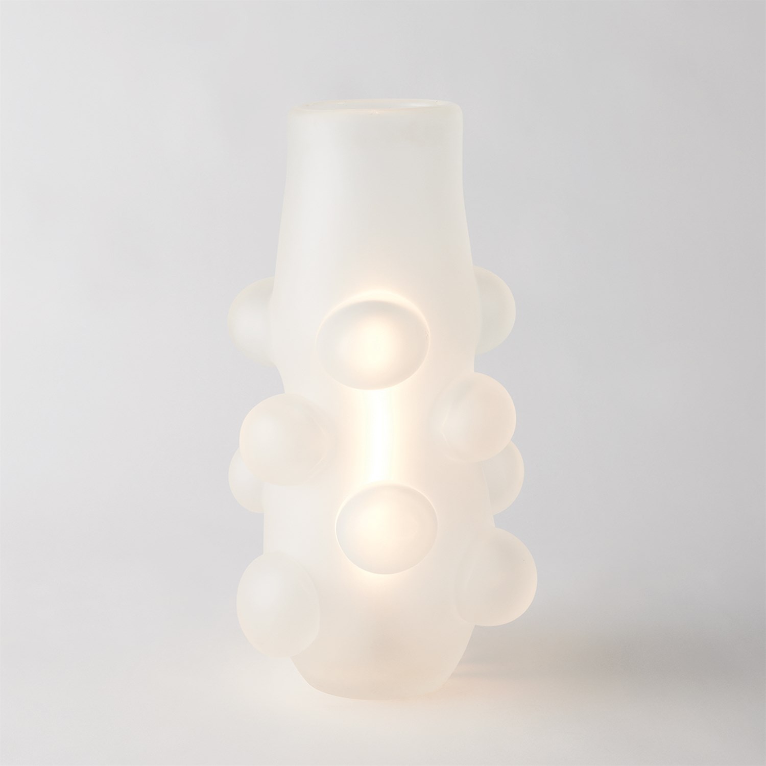 Global Views Bubbled Lamp-Clear/Frost 6.60600