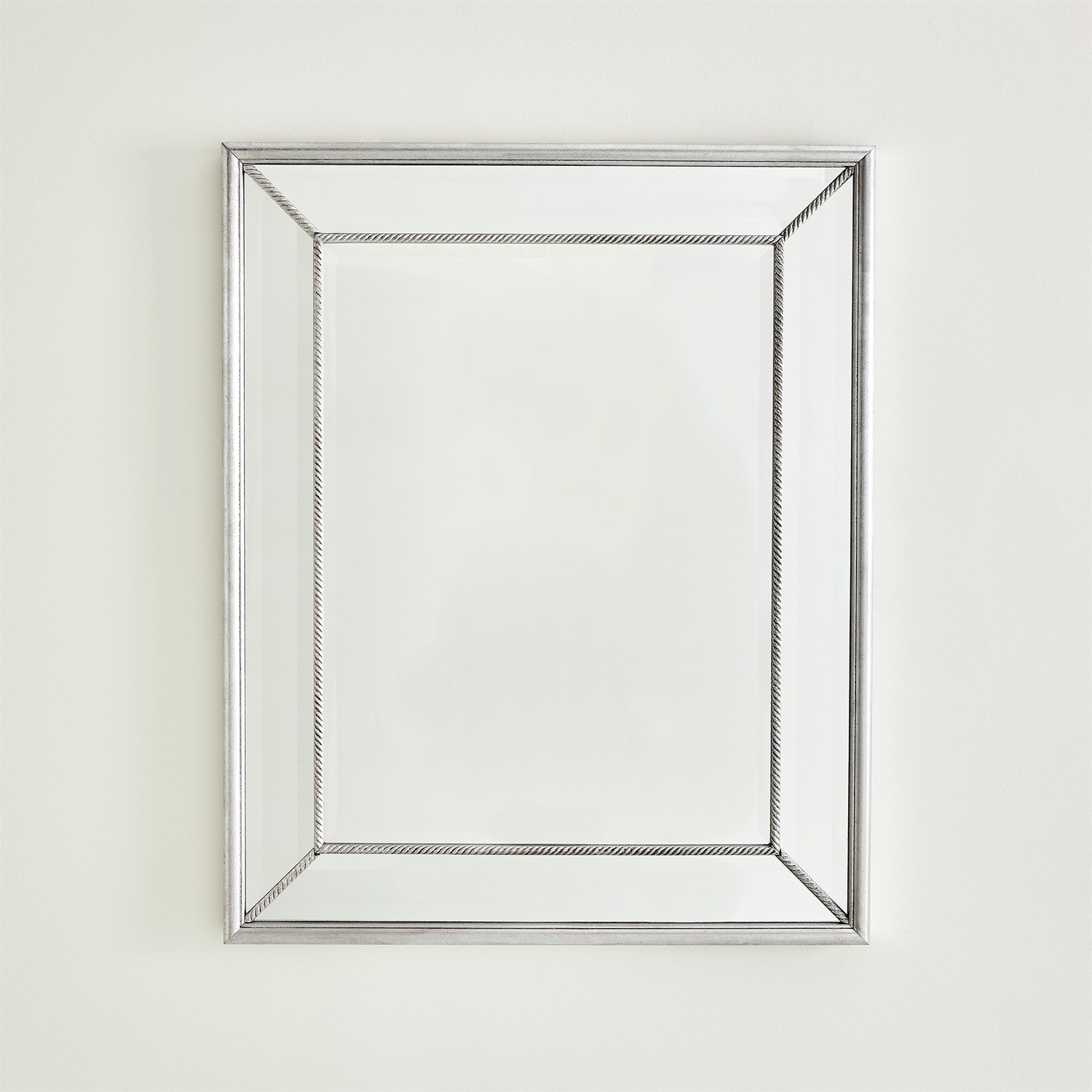 Global Views Vermeil Rope Mirror-Silver 3.31818