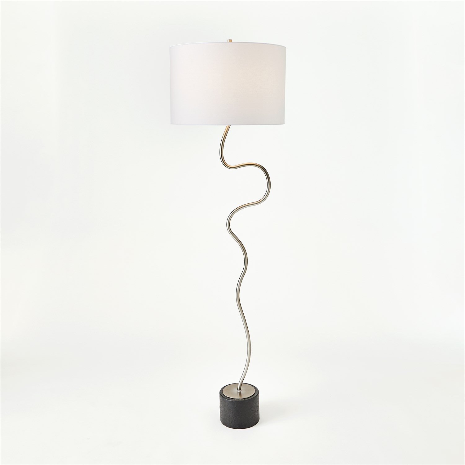 Global Views Table and Floor Lamps Loop Floor Lamp-Gunmetal