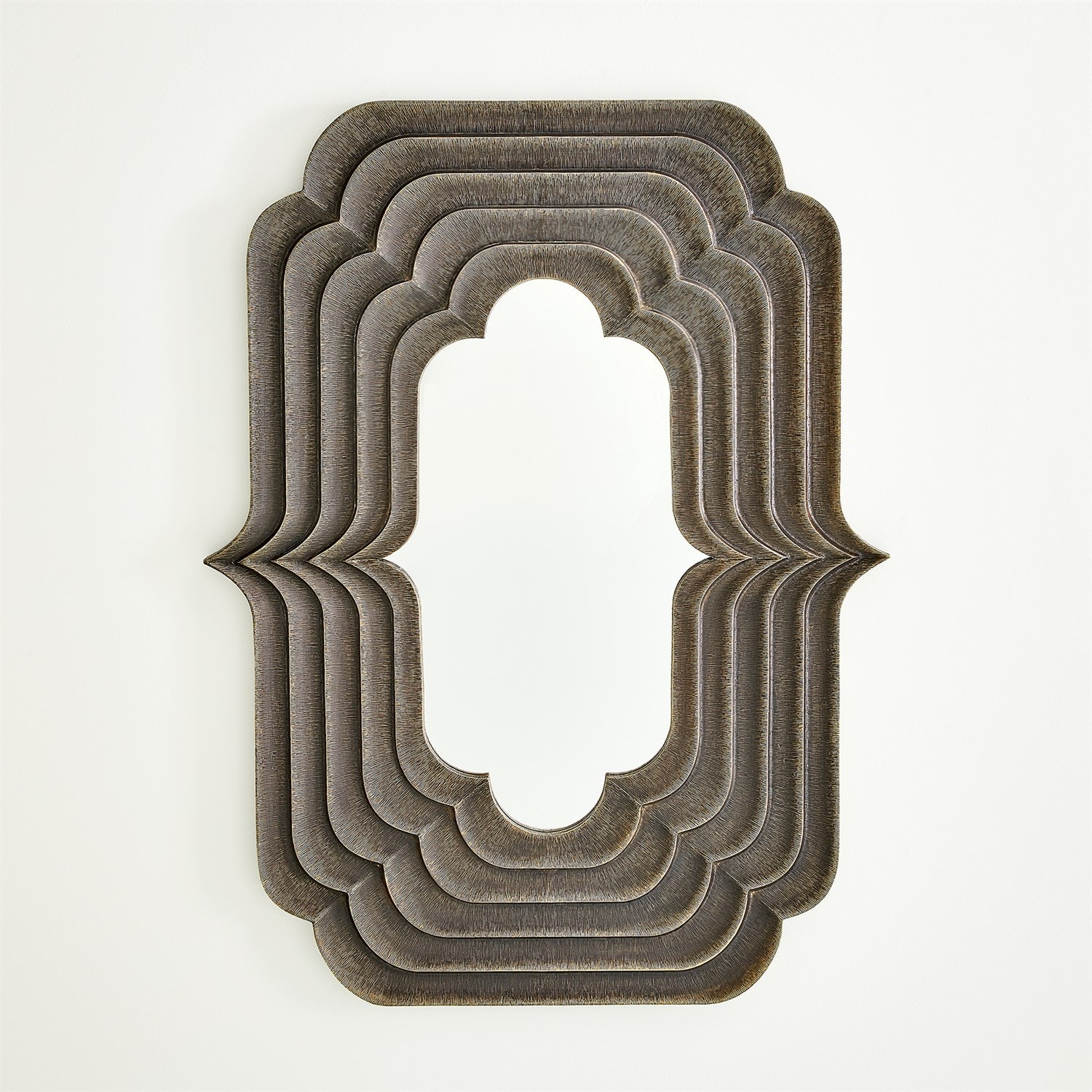 Global Views Mirrors Sequential Mirror-Antique Gold-Lg 9.93996