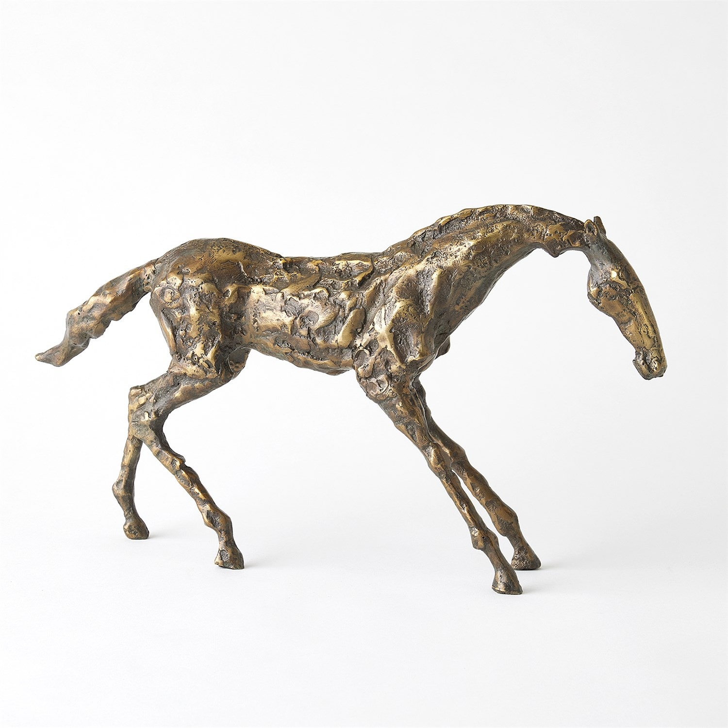 Global Views Cast Stallion-Bronze 8.83205