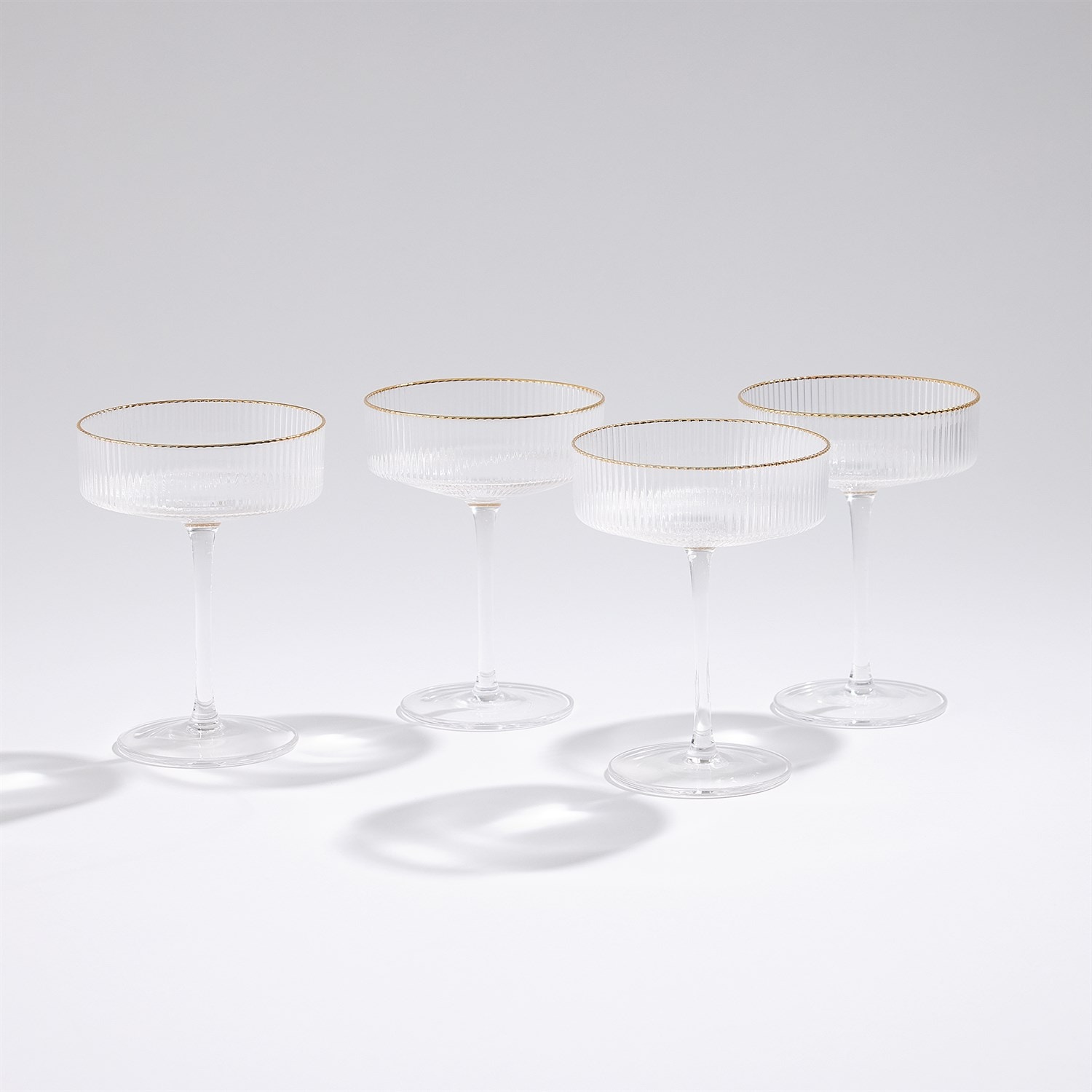 Global Views S/4 Winston Coupe Glasses 8.83255