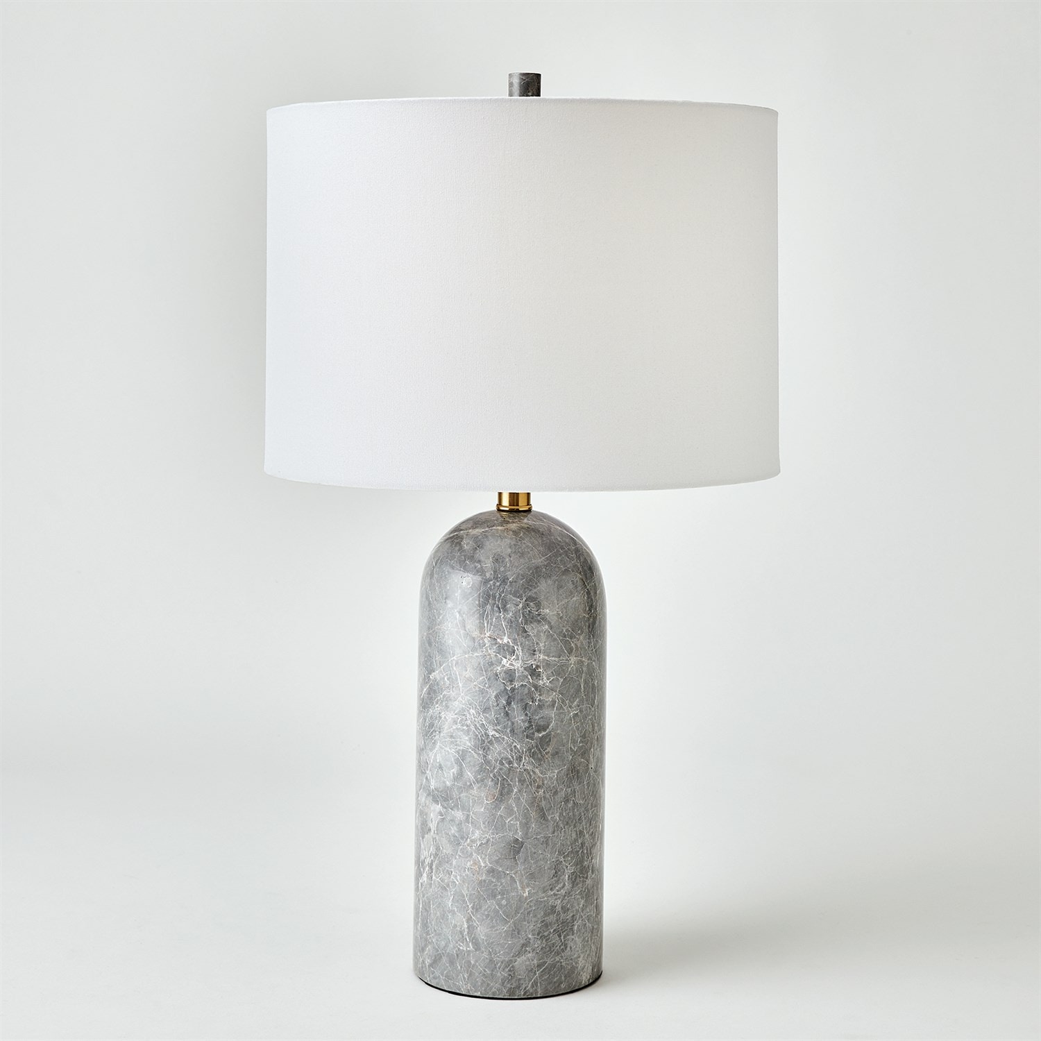 Global Views Callanish Marble Lamp-Grey-Lg 7.80784