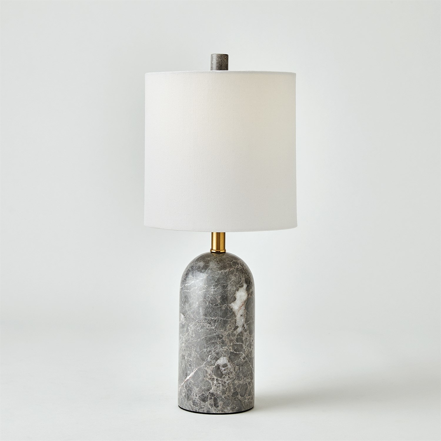 Global Views Callanish Marble Lamp-Grey-Sm 7.80785