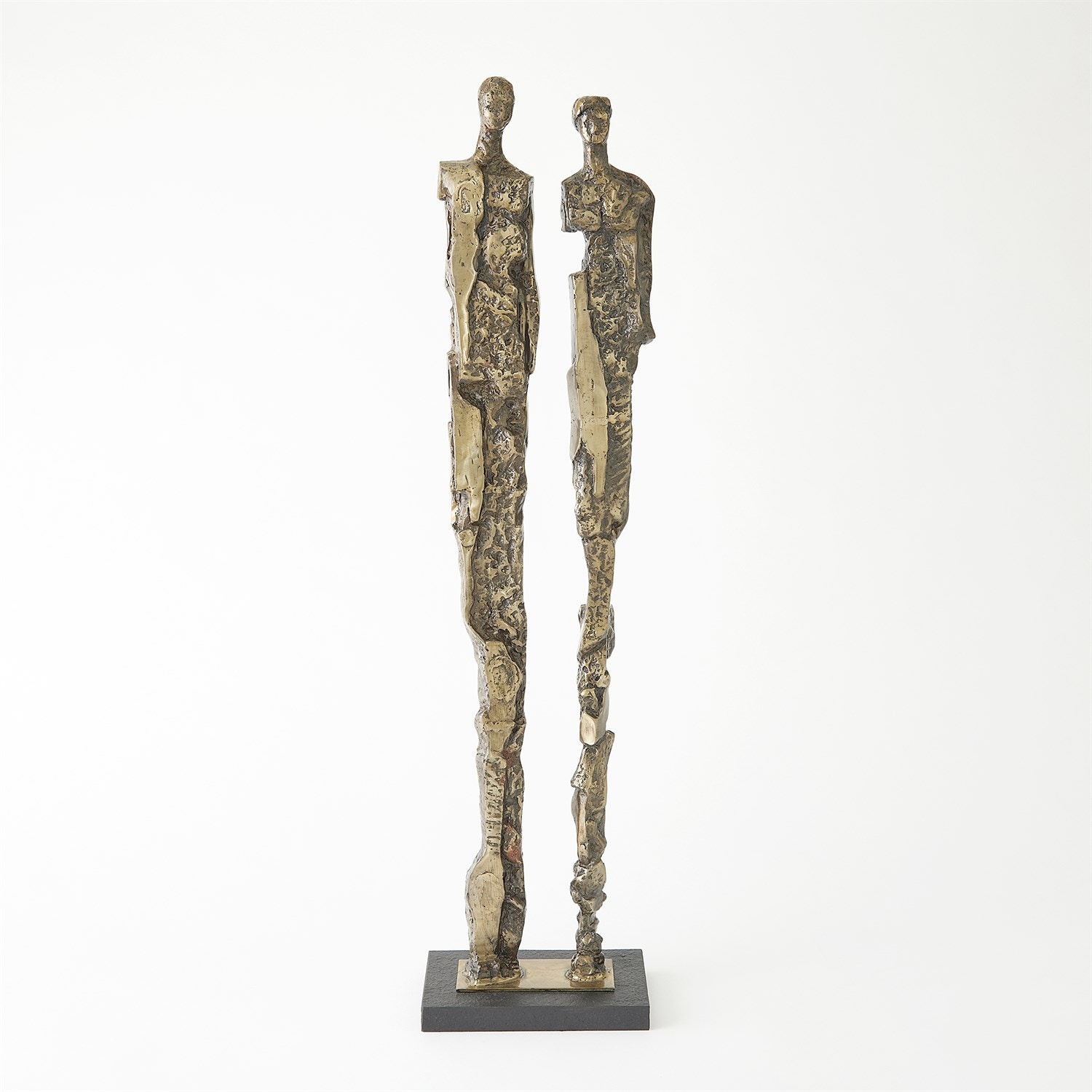 Global Views Abstract Couple Sculpture-Brass 7.80768