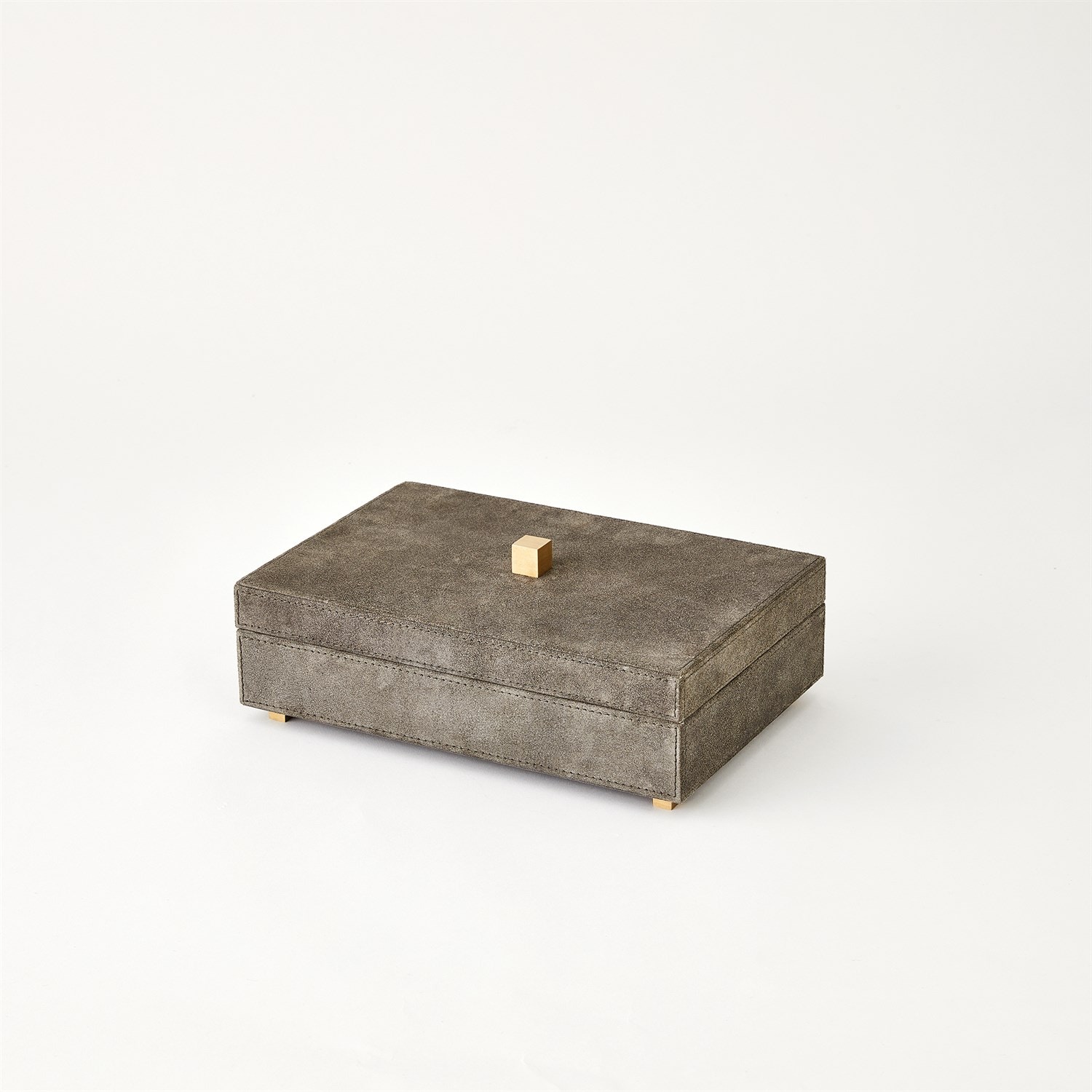 Posh Box-Grey Suede-Sm 