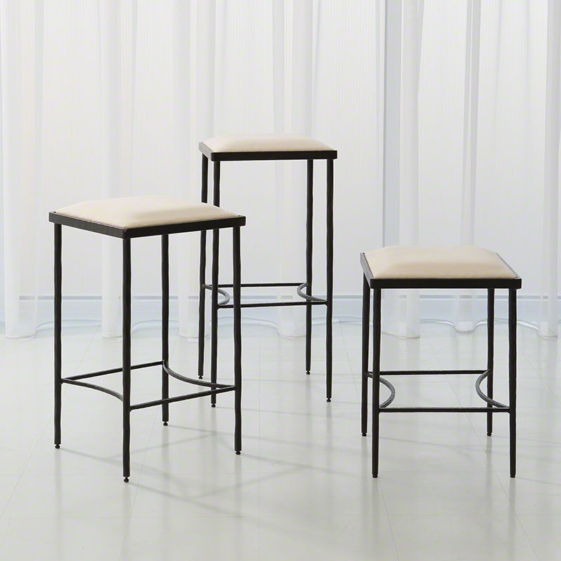 Global Views Hammered Bar Stool 9.92337