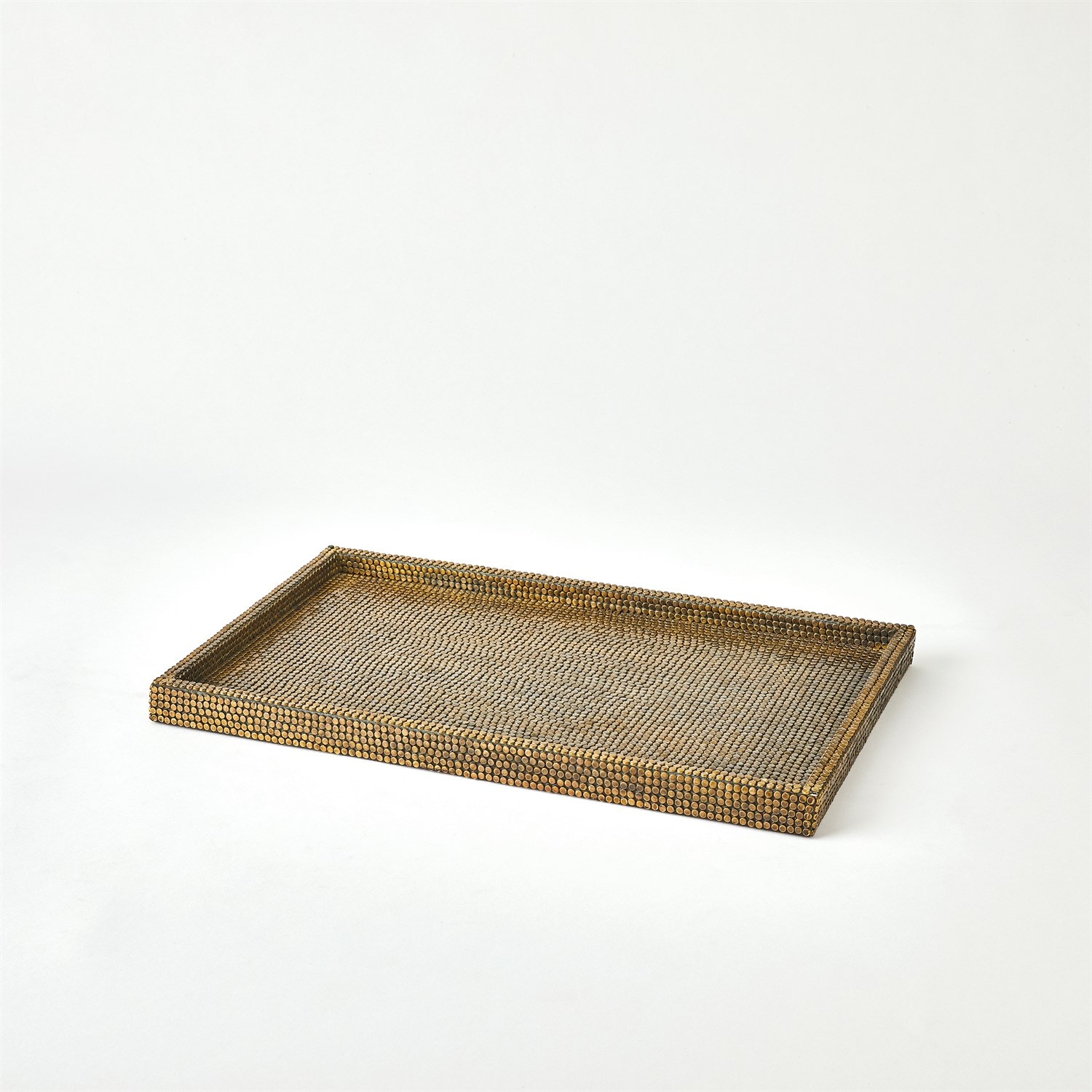  Lames Tray-Aged Brass-Sm 