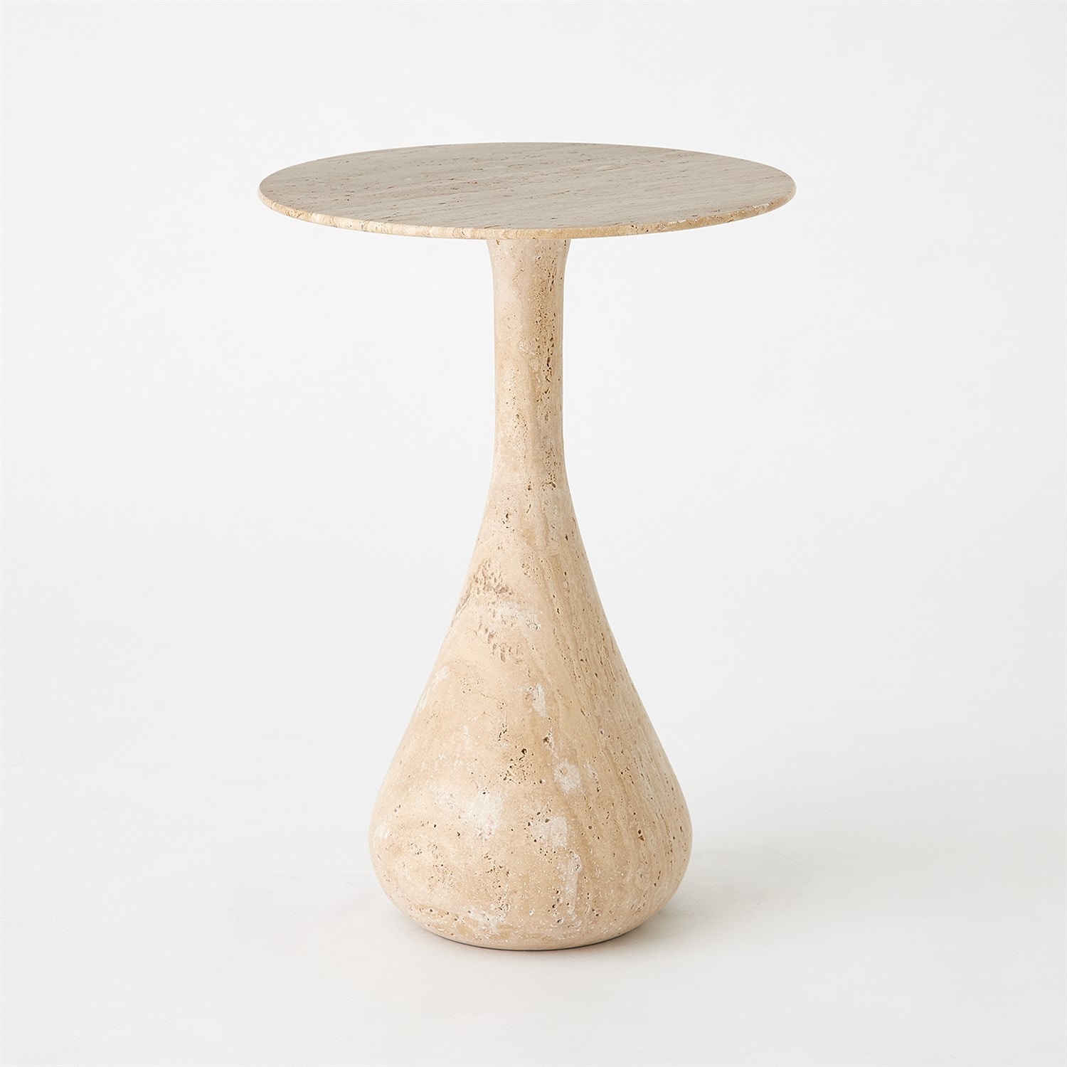Global Views Dea Table-Travertine-Lg 7.91782