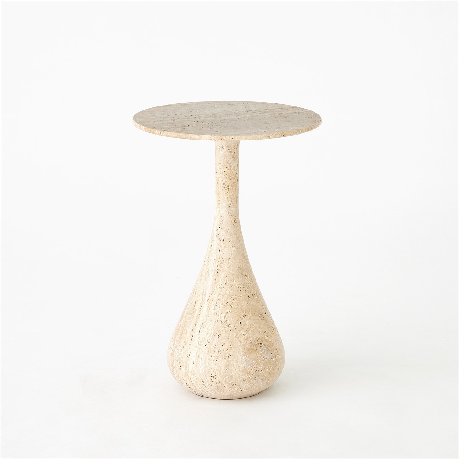 Global Views Dea Table-Travertine-Sm 7.91783