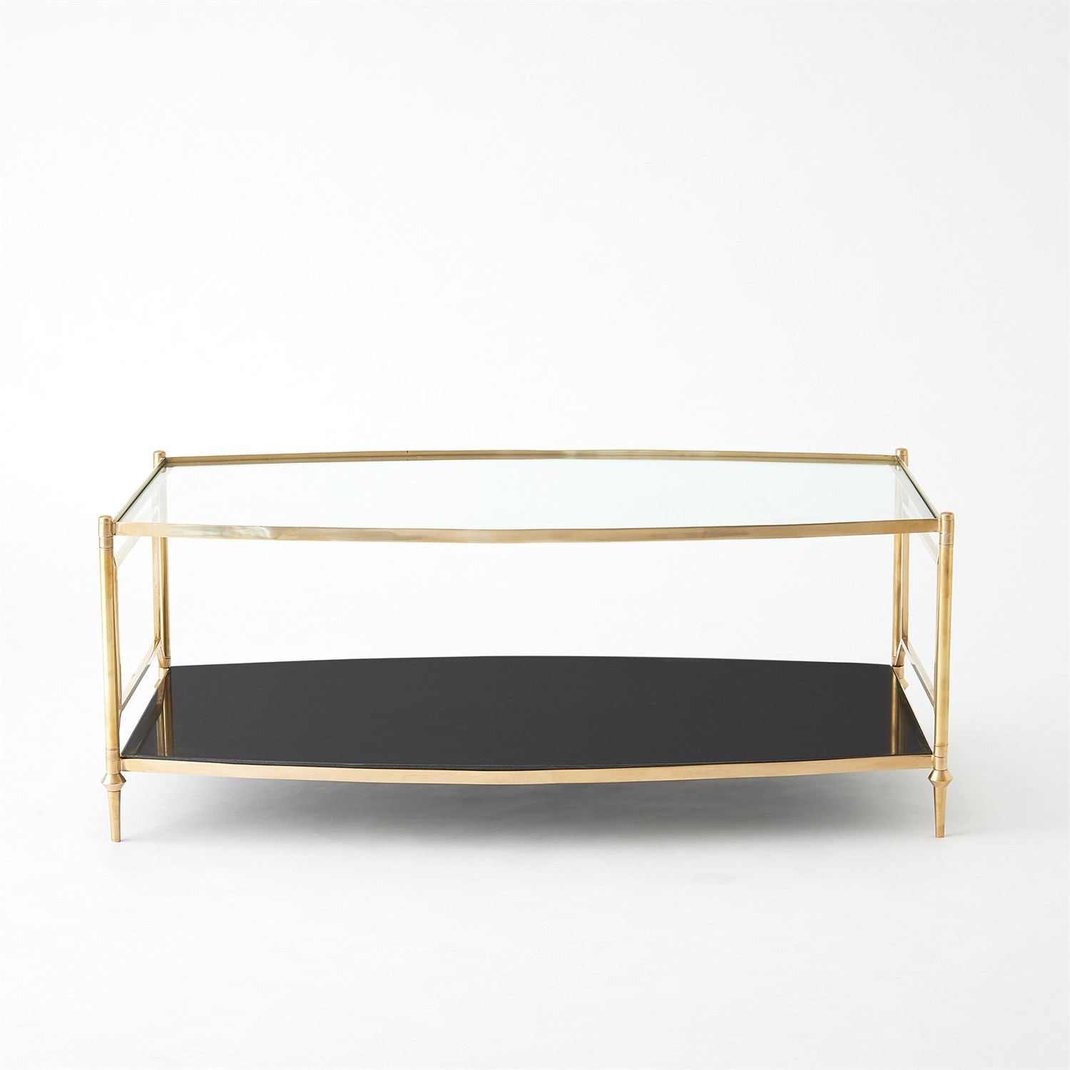 Global Views Camber Cocktail Table-Brass 8.83211