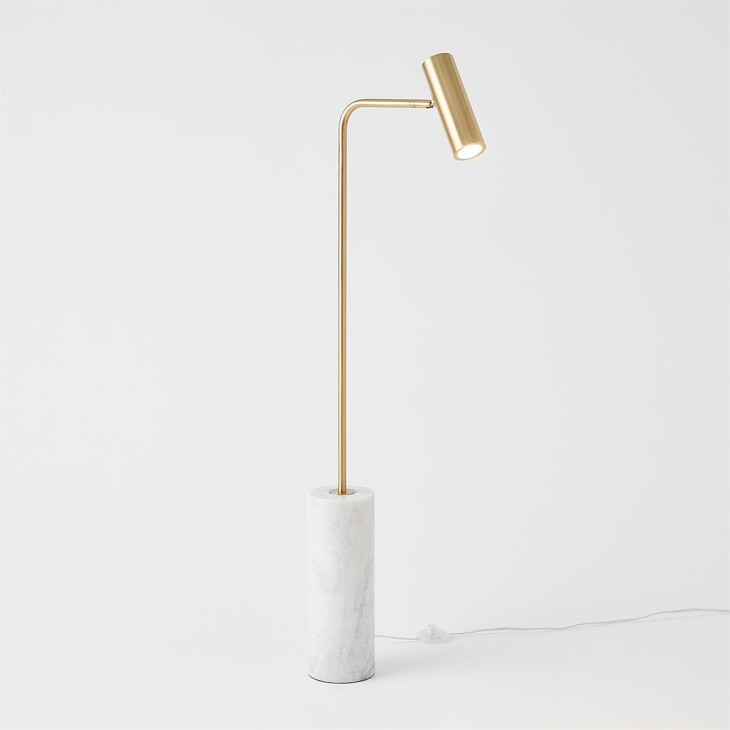 Global Views Spotlight Floor Lamp-Brass 8.83245