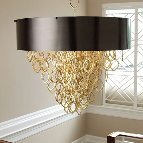 Global Views Chain Pendant-Brass/Bronze 9.92087