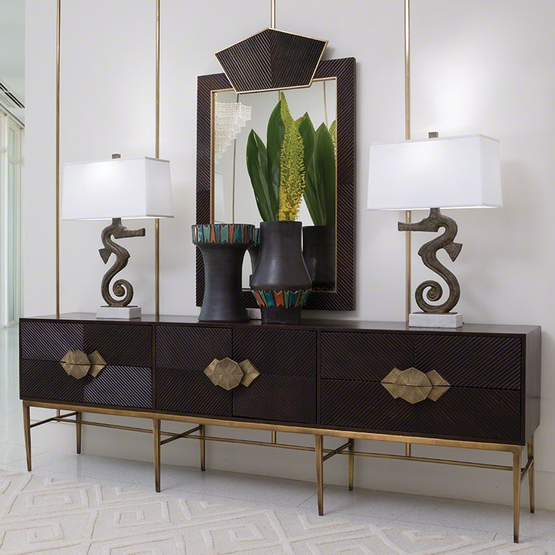 Global Views Living Room Galapagos Media Cabinet 9 92358 Finesse