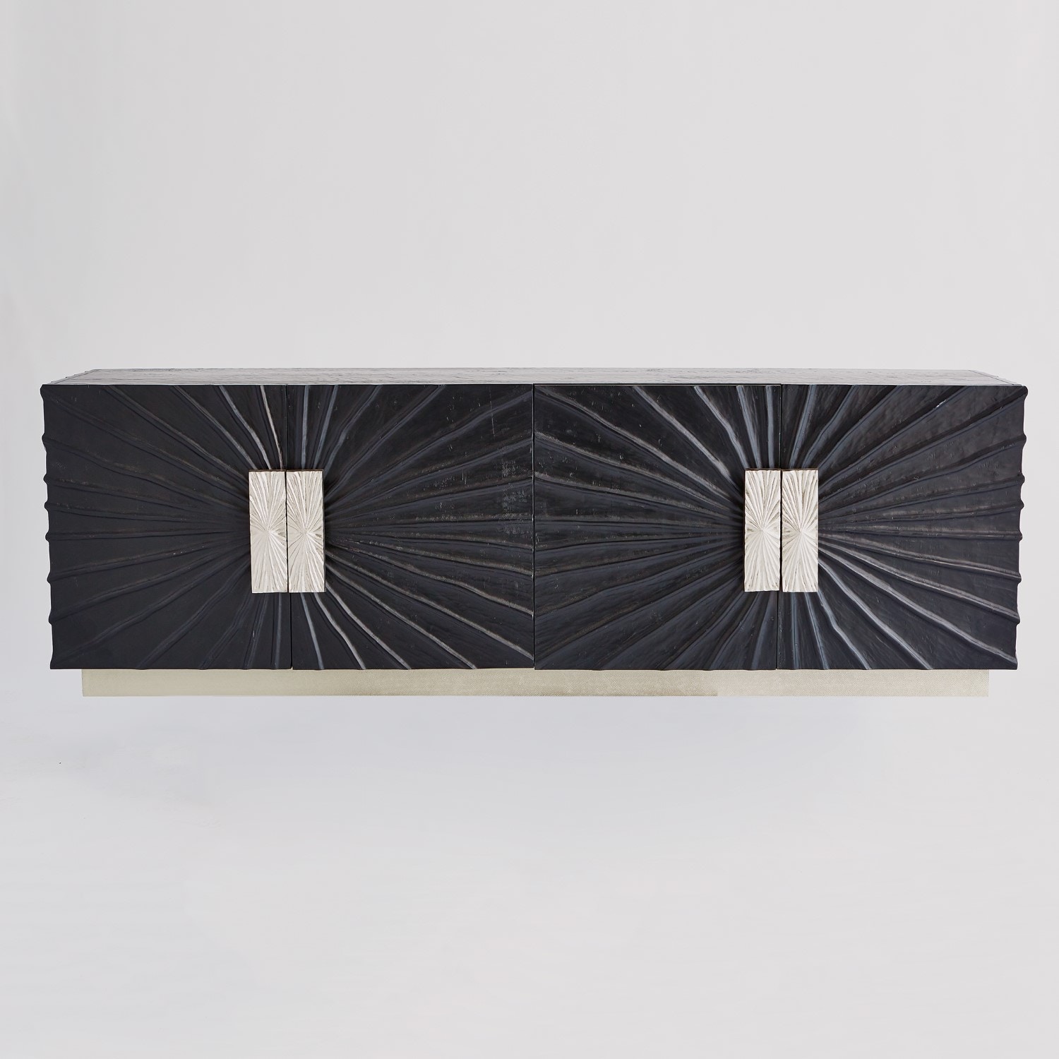 Global Views Home Entertainment Pleated Media Cabinet 9 92773