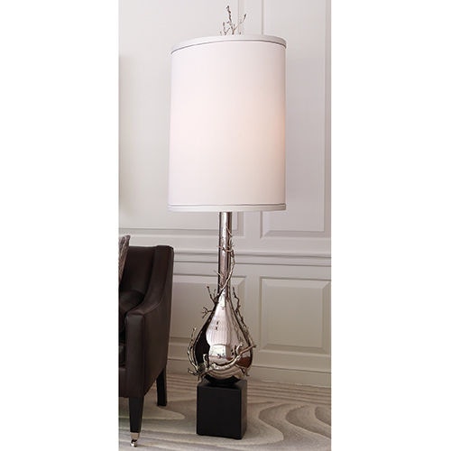 Global Views Lamps And Lighting Twig Bulb Floor Lamp Nickel