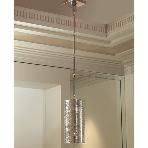 Global Views Coil Single Pendant-Nickel 9.91810