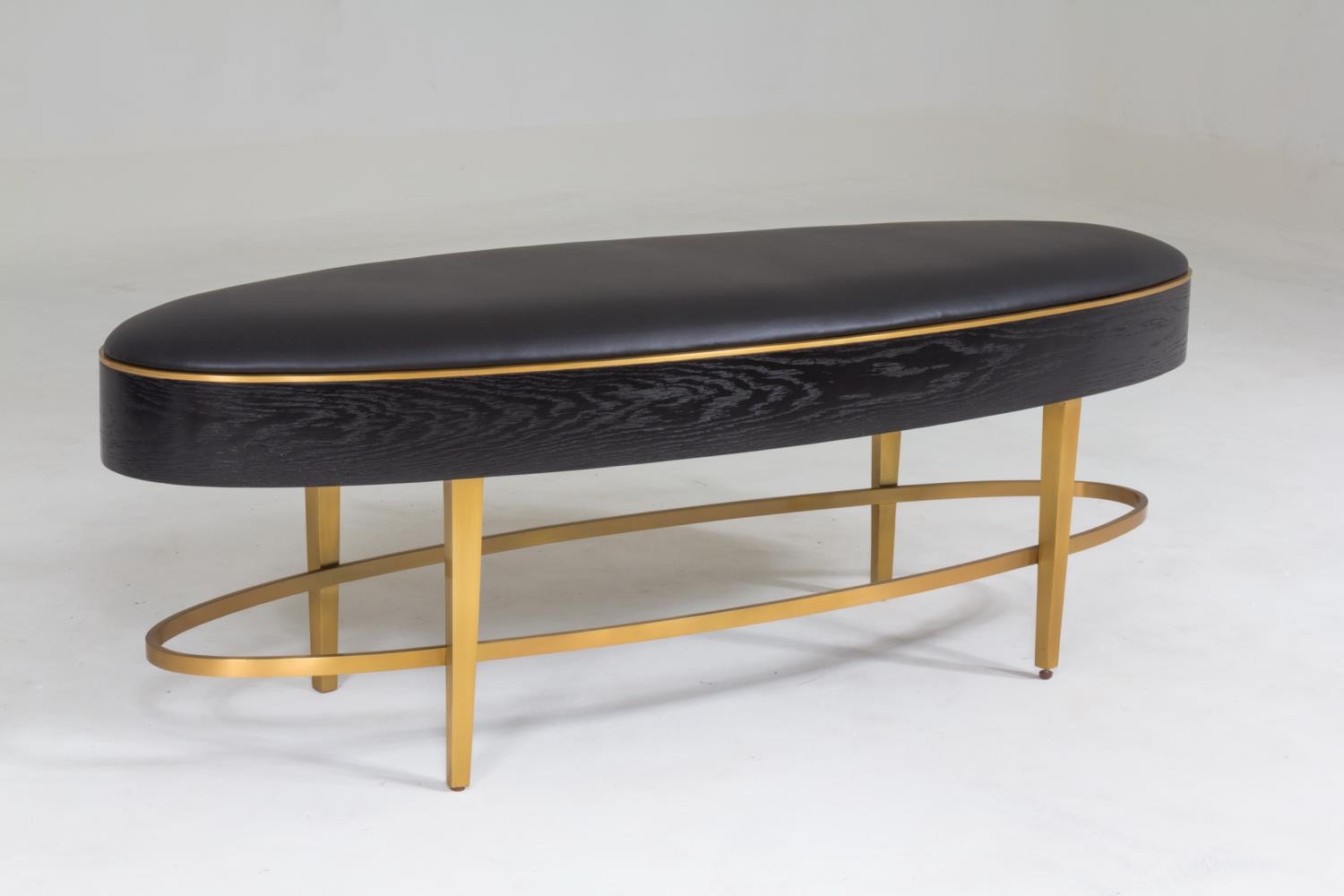 Global Views Ellipse Bench-Ebony AG2.20018