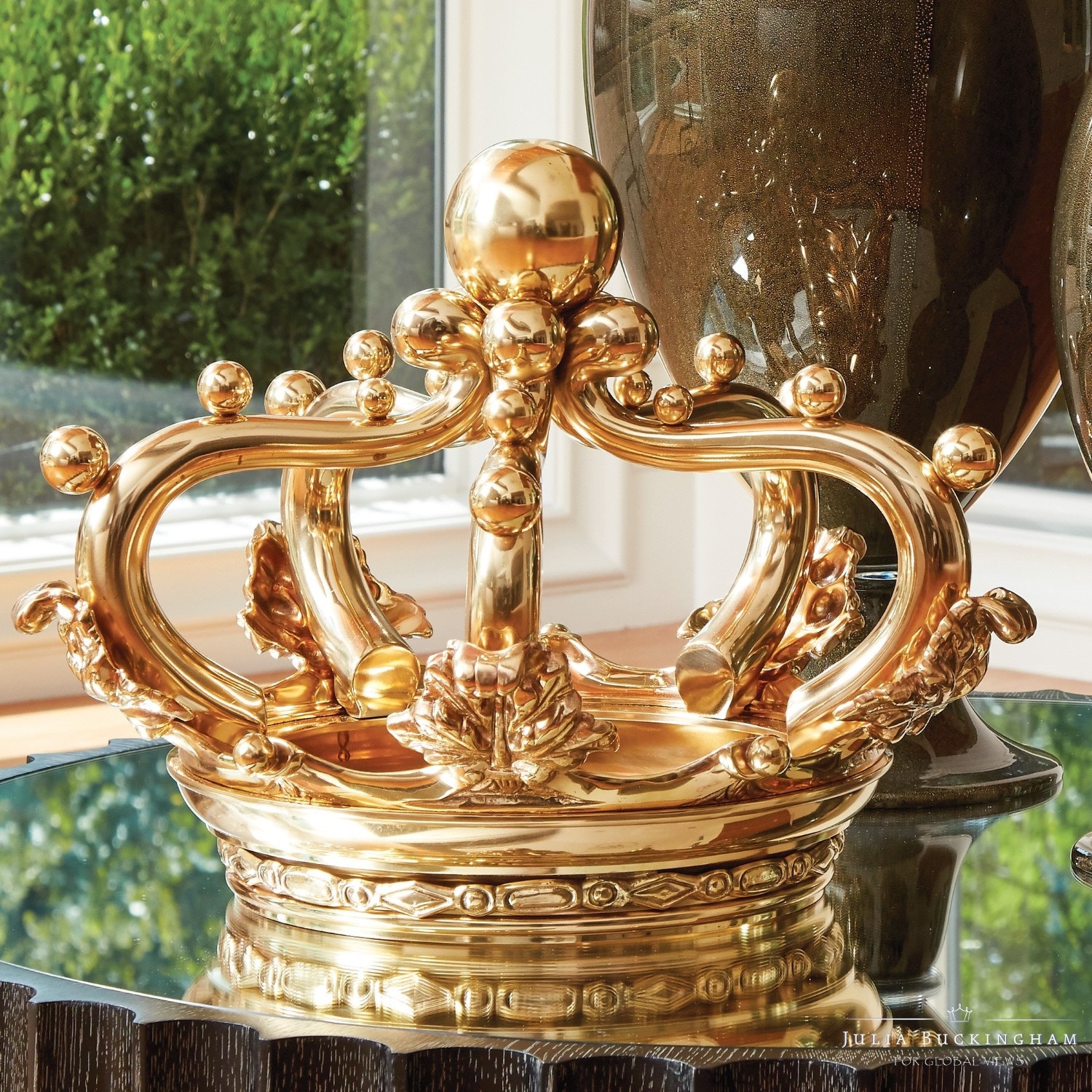 Global Views Home Accents Regal Sculpture-Brass JB9.90098