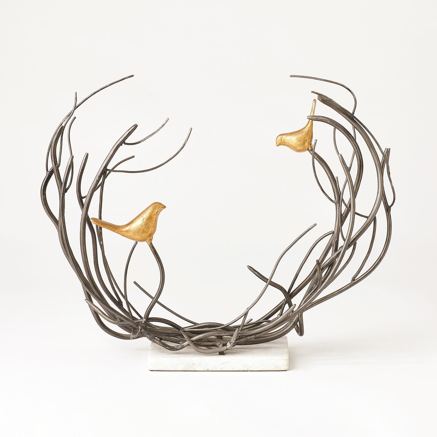 Global Views Bird Family in Thicket WDS8025-GV