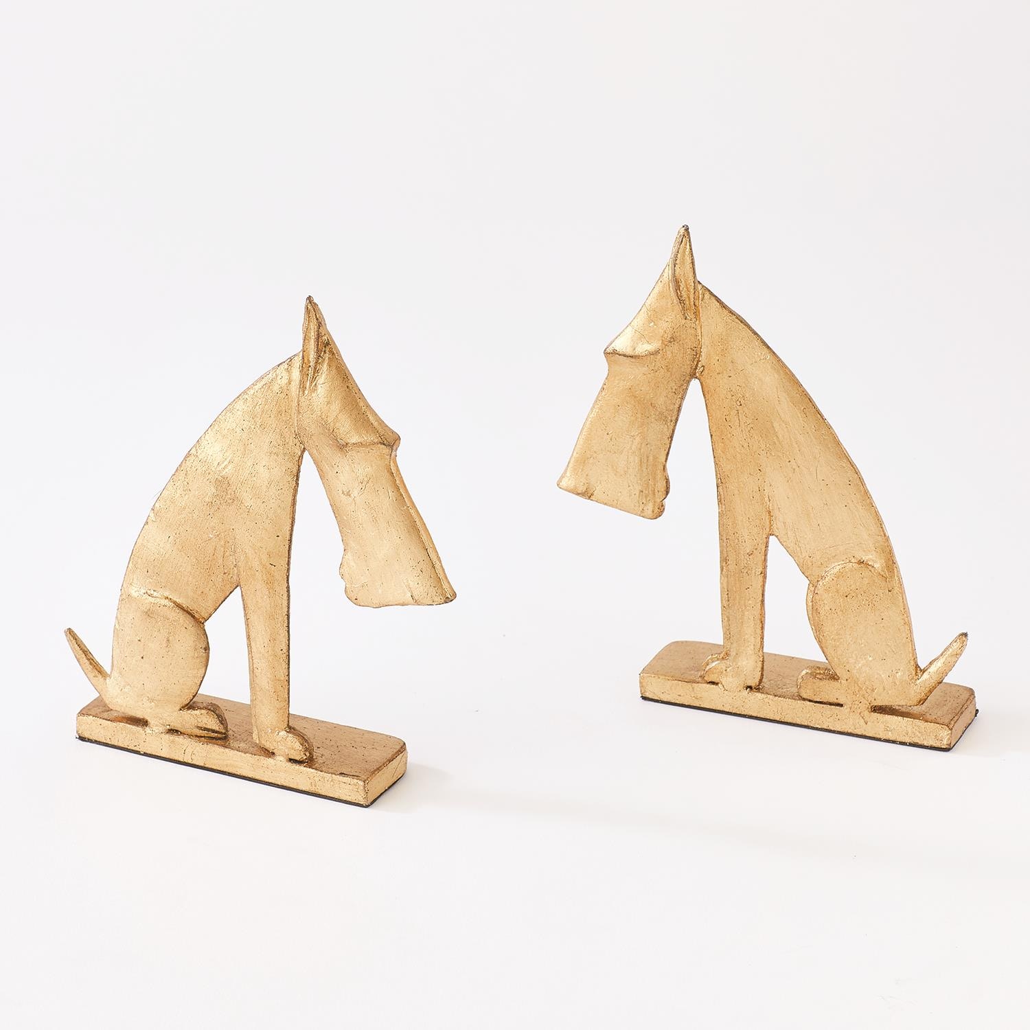 Global Views Scottie Bookends-Gold WDS8048-GV