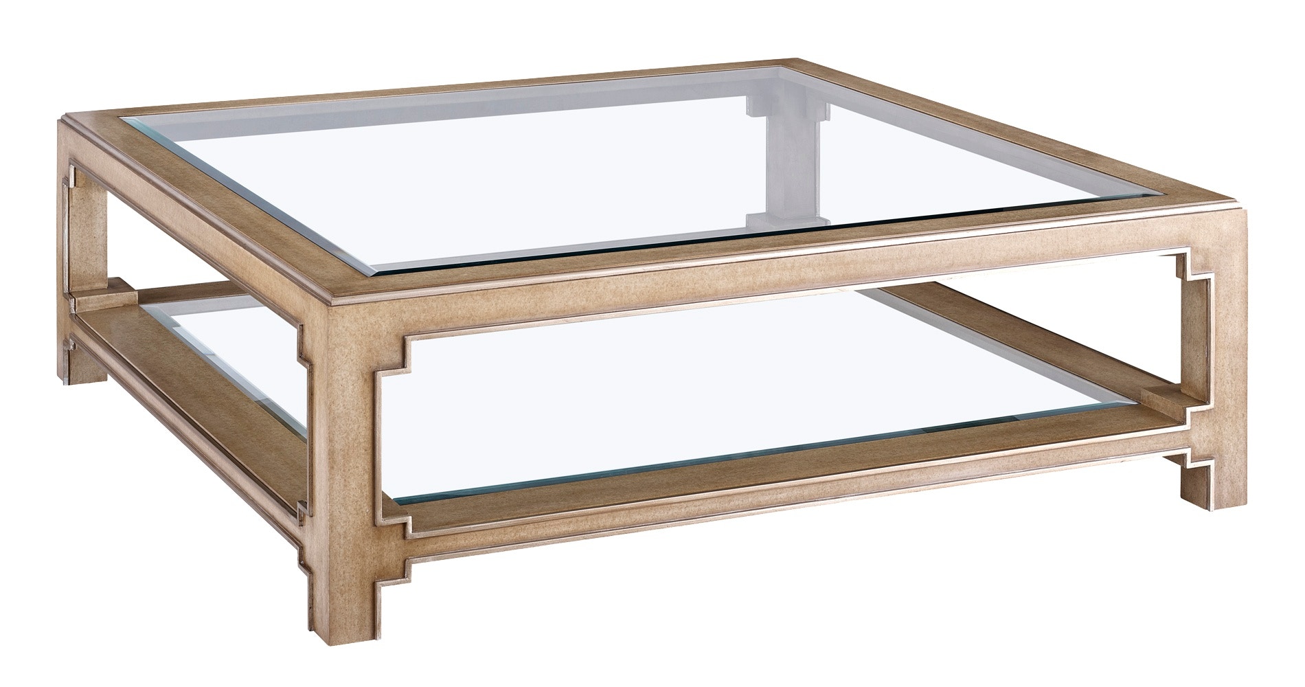 Marge Carson Living Room Bali Square Cocktail Table BAL02 Birmingham