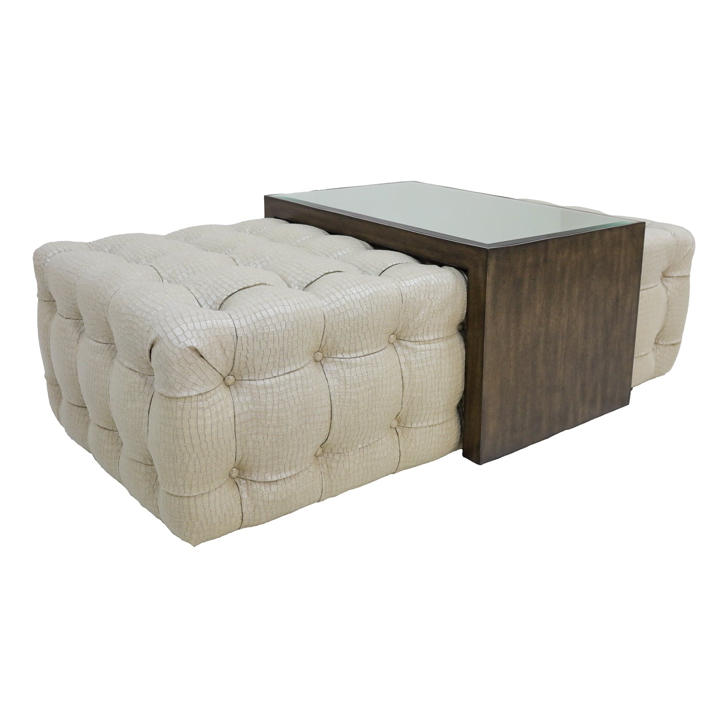 Marge Carson Briscoe Cocktail Ottoman BRS58