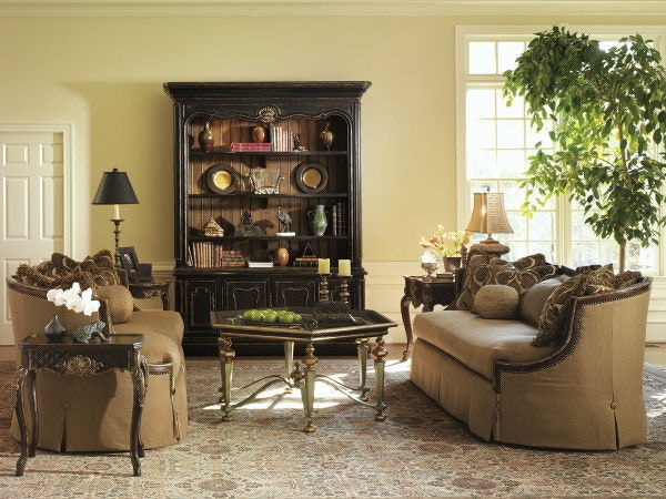 Marge Carson Living Room Chantelle Sofa CN43 Lenoir Empire Furniture