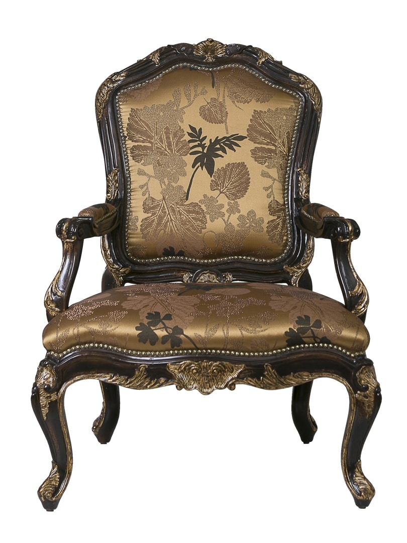 Marge Carson Living Room Claudette Arm Chair CU41 Hamilton Park