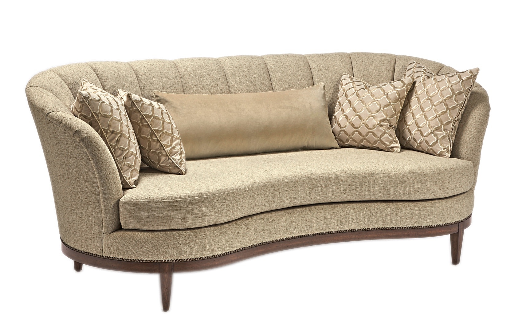 Marge Carson Living Room Vista Sofa CVI43 SaxonClark Furniture