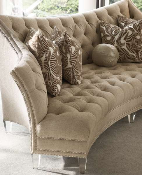 Marge Carson Living Room Deville Sofa DEV43 Ariana Home Furnishings