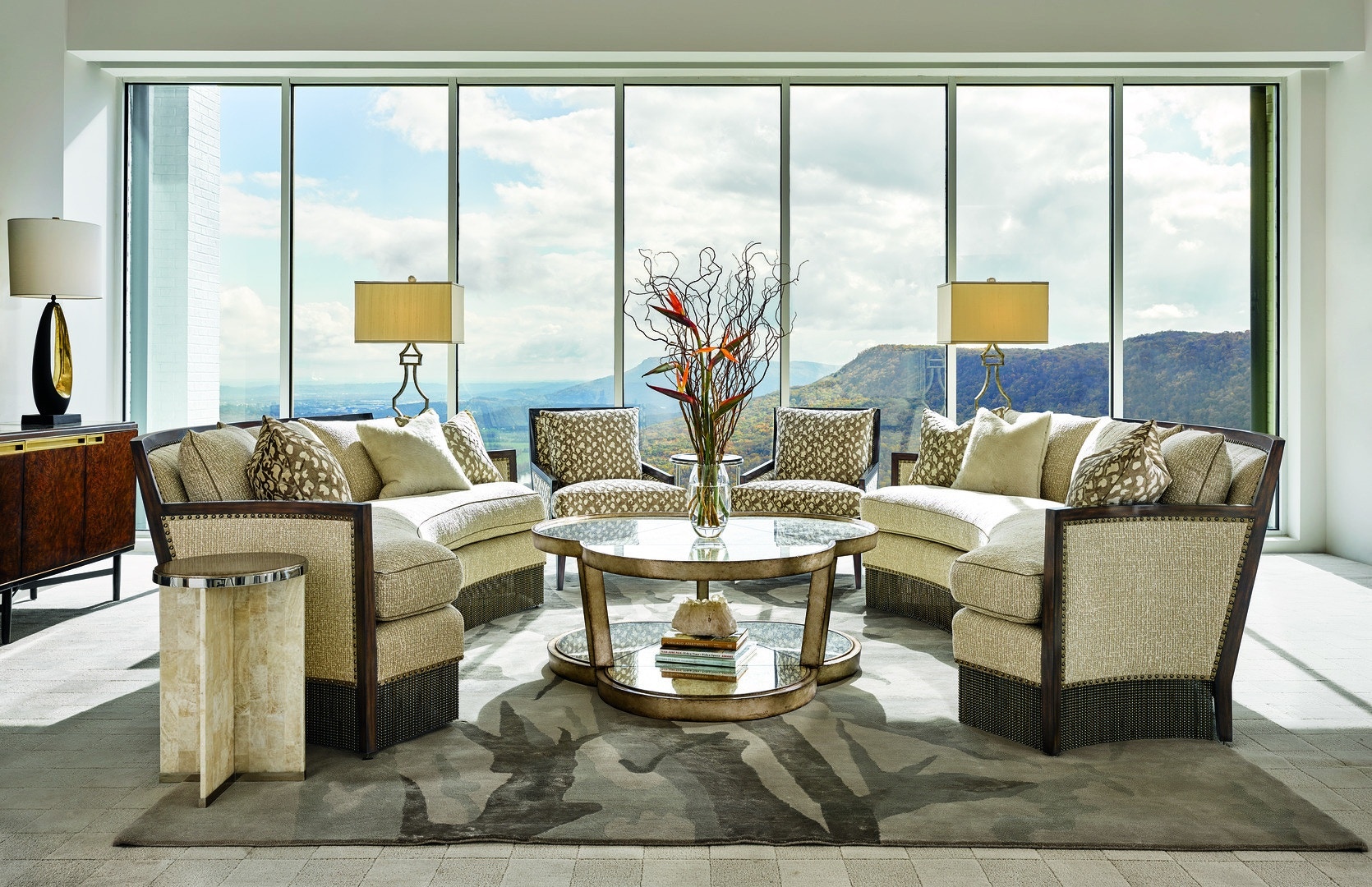 Marge Carson Living Room Hudson Sofa HUD43 Birmingham Wholesale