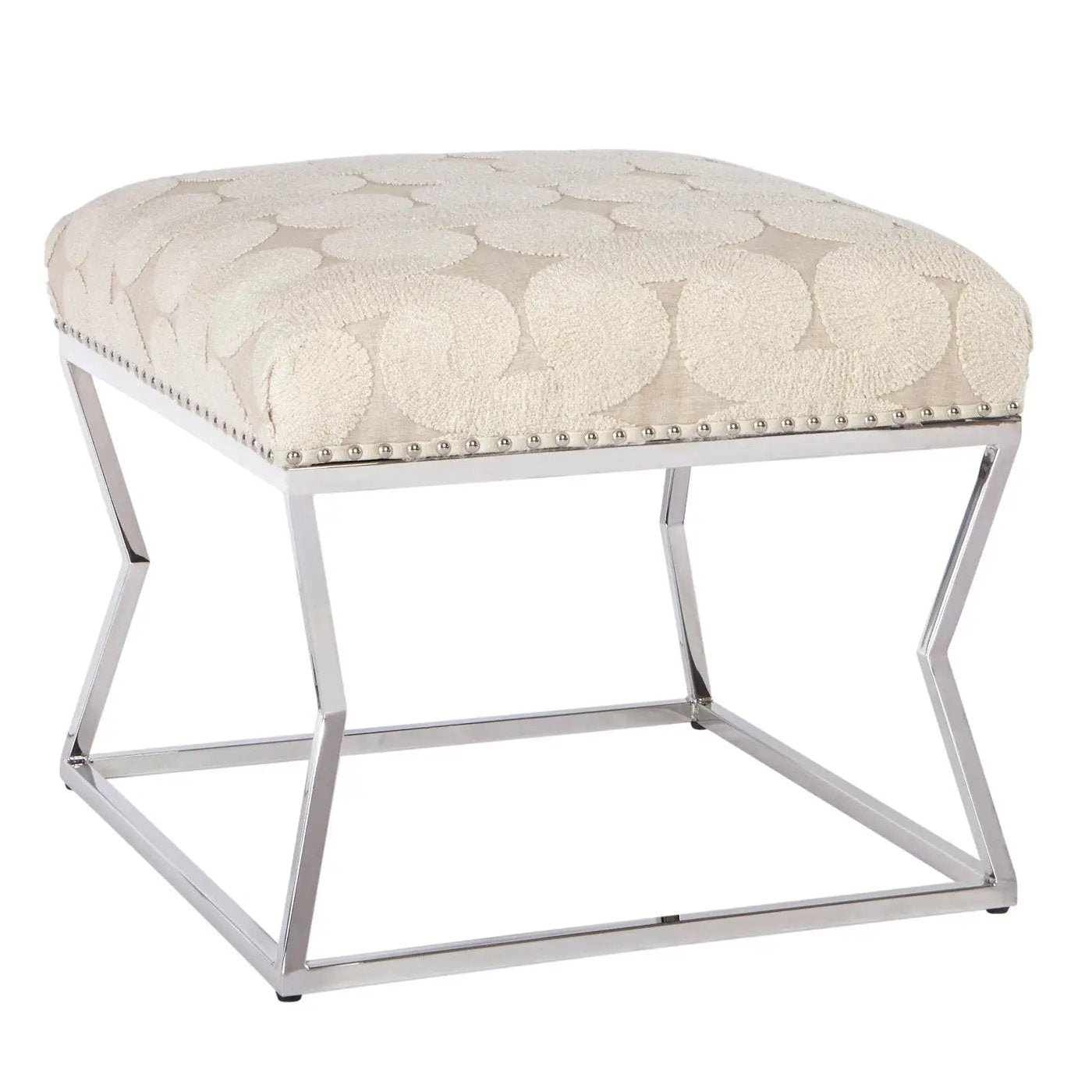 Marge Carson Lotus Ottoman LOT48