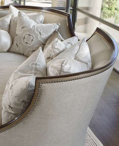 Marge Carson Living Room Luna Sofa LUN43 Lenoir Empire Furniture